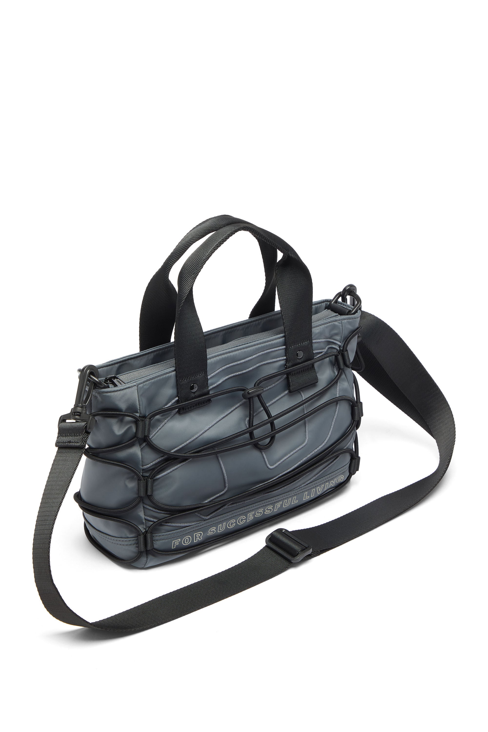 TECH-D TOTE S X トートバッグ｜グレー｜ウィメンズ｜DIESEL