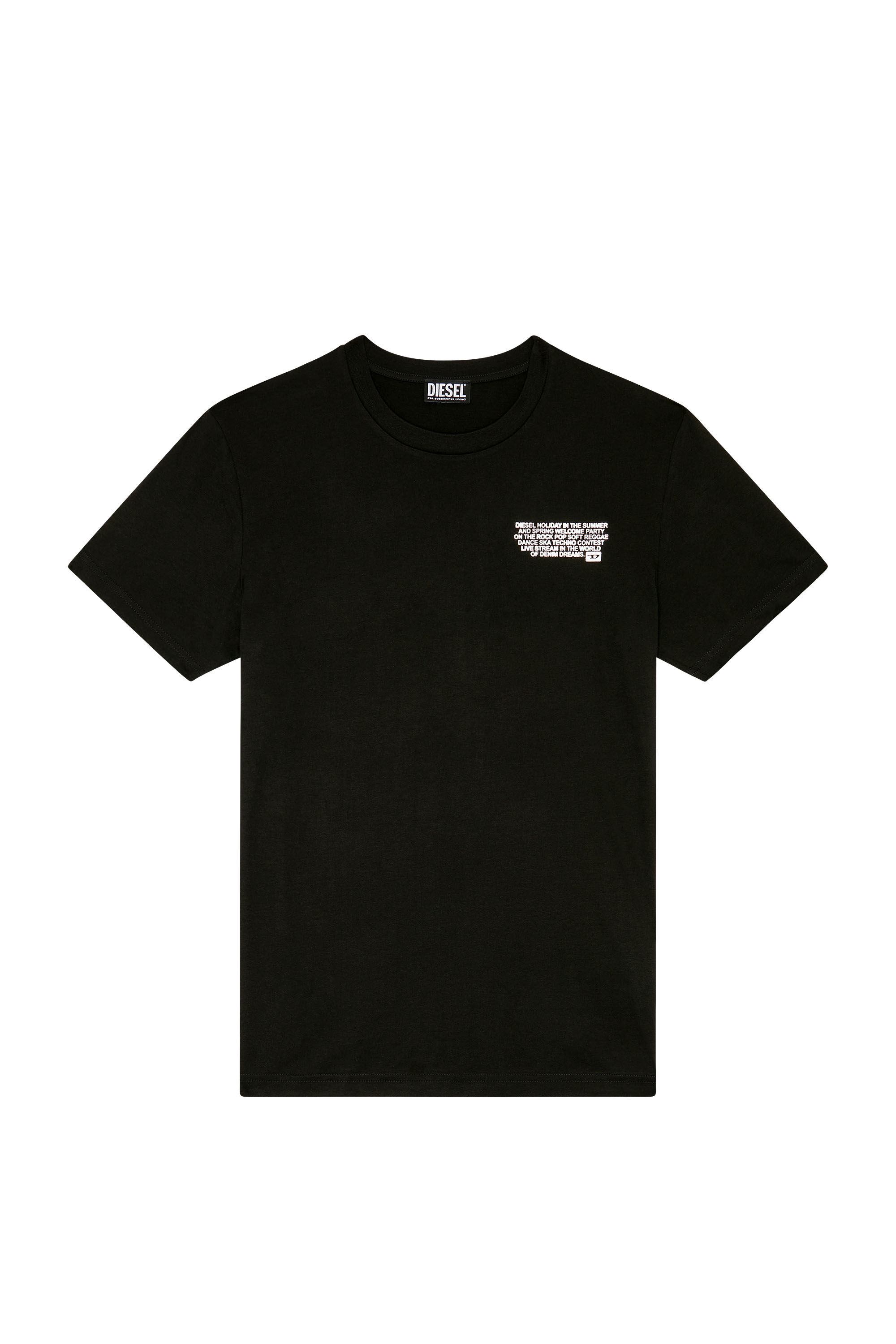 Diesel - T-DIEGOR-K57, Male's Tシャツ スリムフィット in ブラック - 2