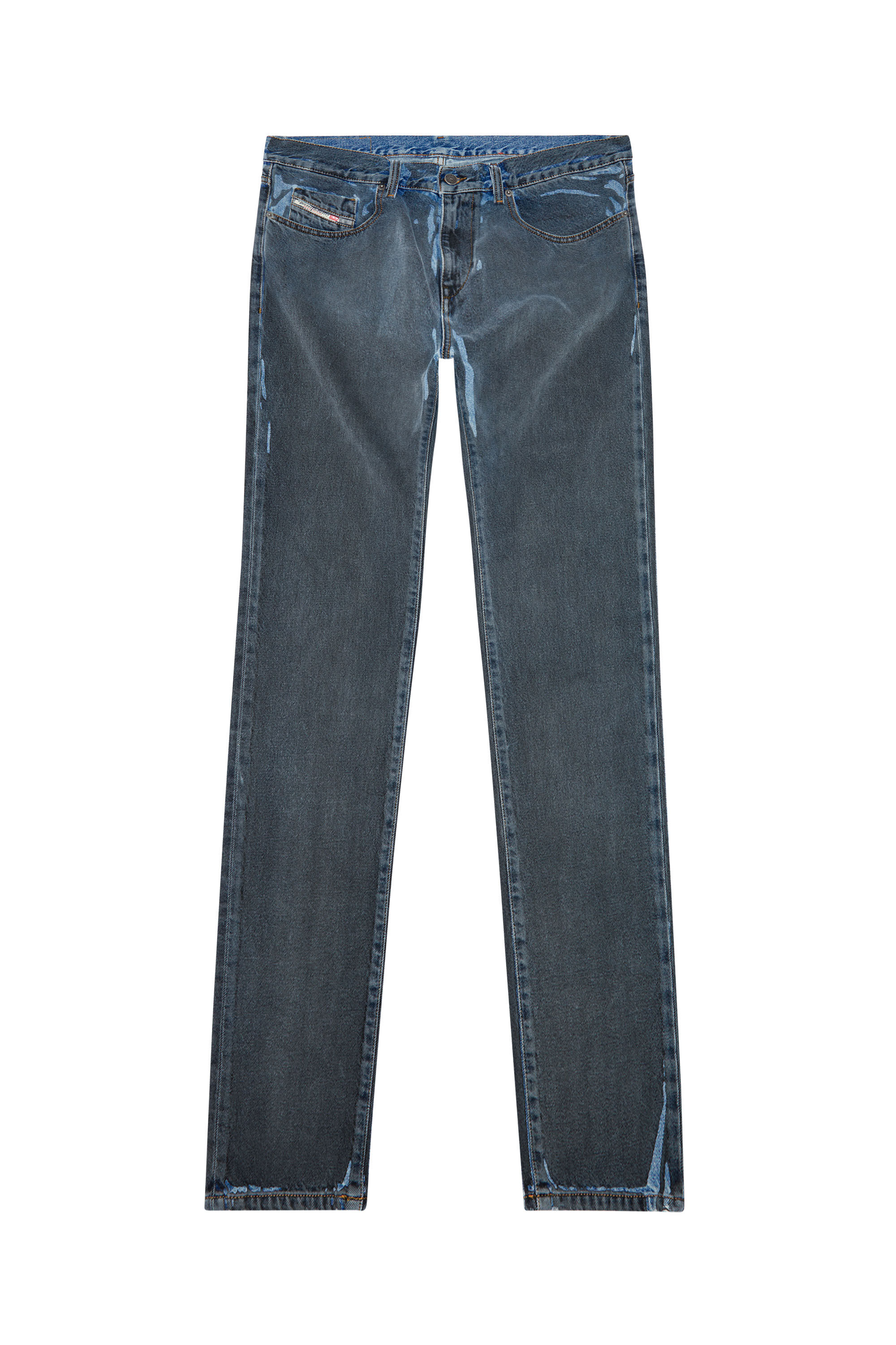 Diesel - Slim Jeans 2019 D-Strukt 09I47, ブラック/ダークグレー - Image 2