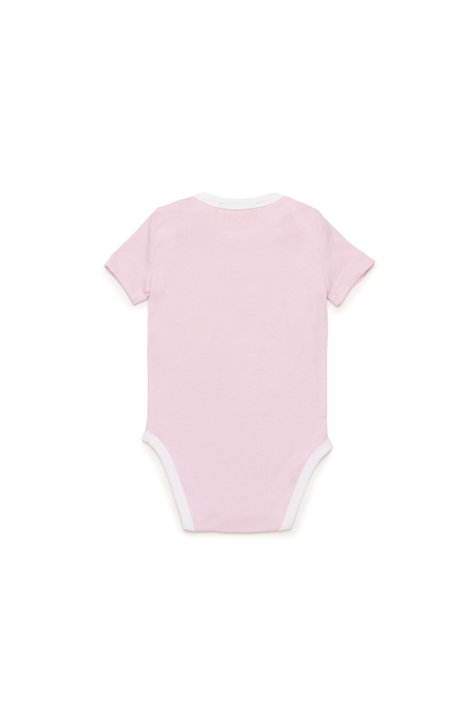 Diesel - URMAS-NB, Unisex's Born For Success newborn bodysuit in ピンク / ホワイト - 2