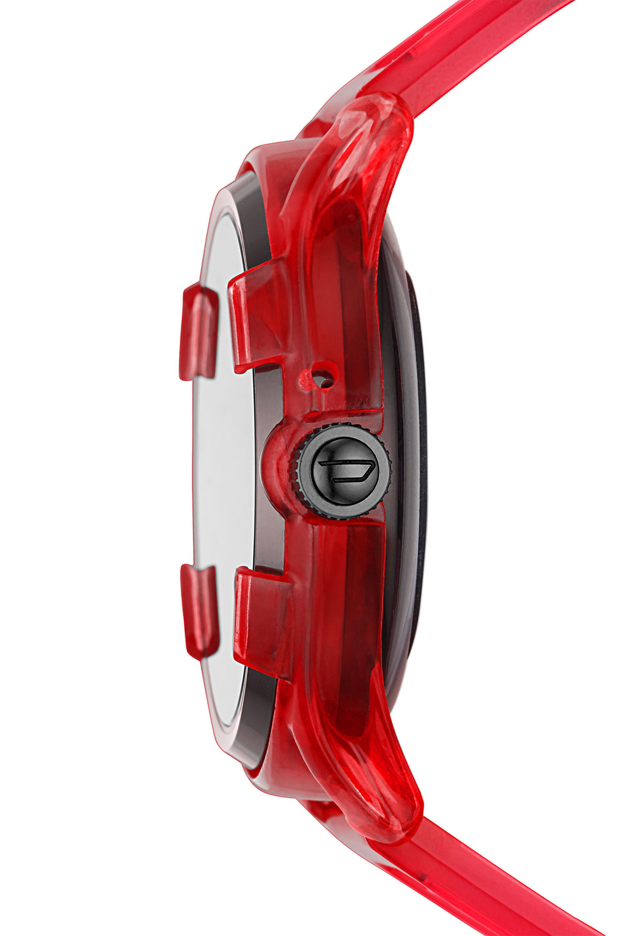 Diesel - DT2019, Male's Diesel On Fadelite Smartwatch - Red Transparent in レッド - 3
