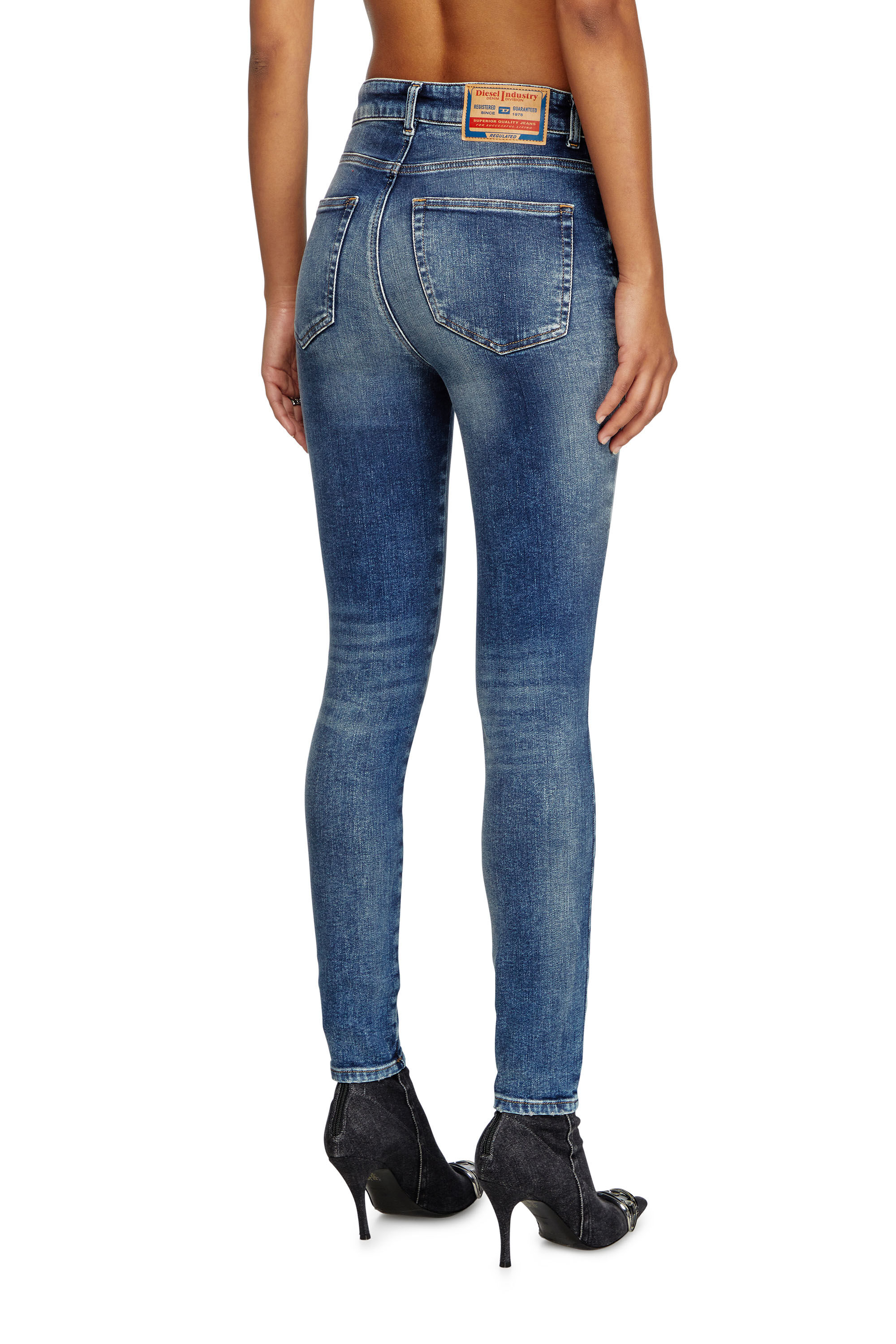 Diesel - Female's Skinny Jeans 1984 Slandy-High 007Y9, ミディアムブルー - 5