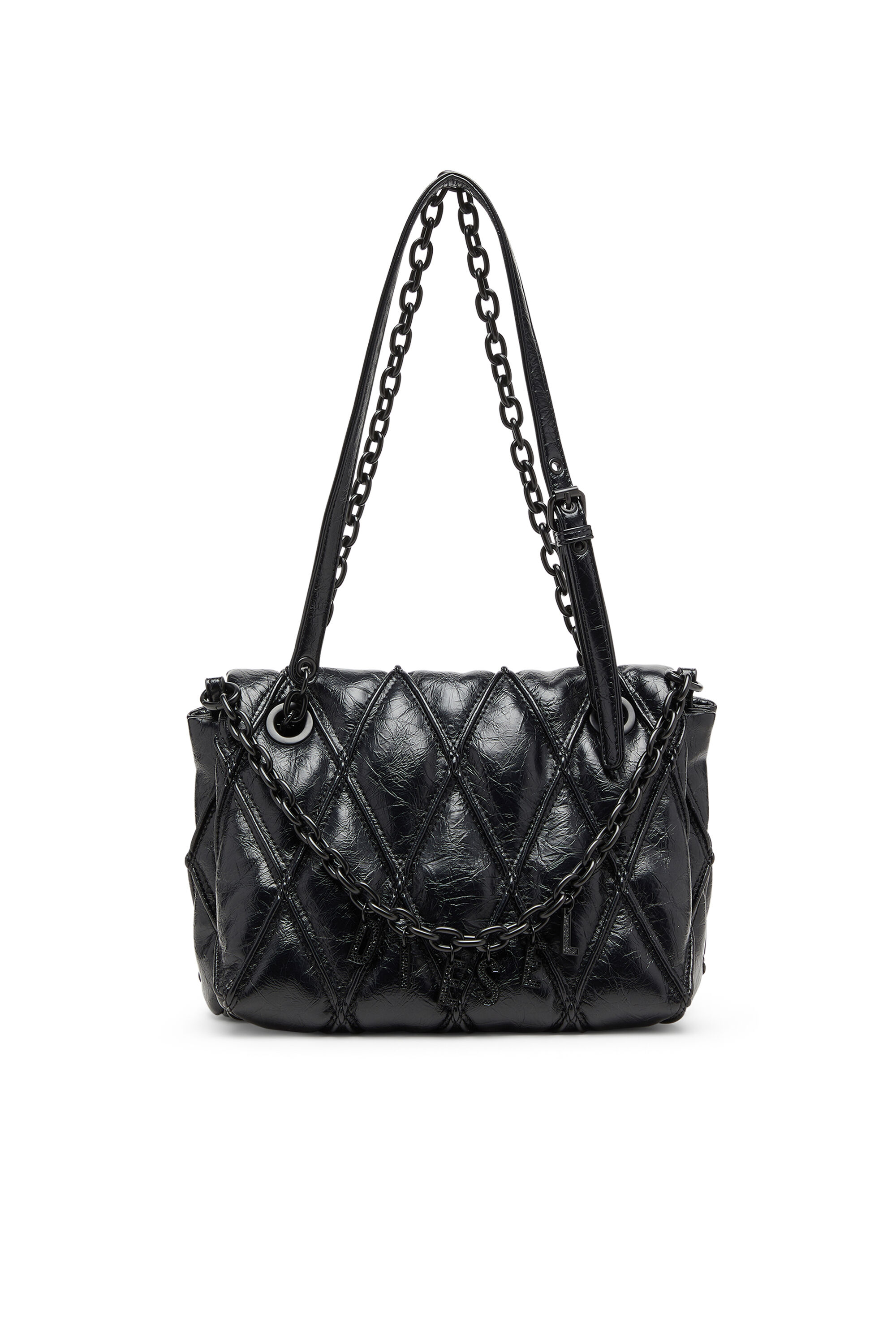 Diesel - CHARM-D SHOULDER M, Female's ショルダーバッグ M in ブラック - 6