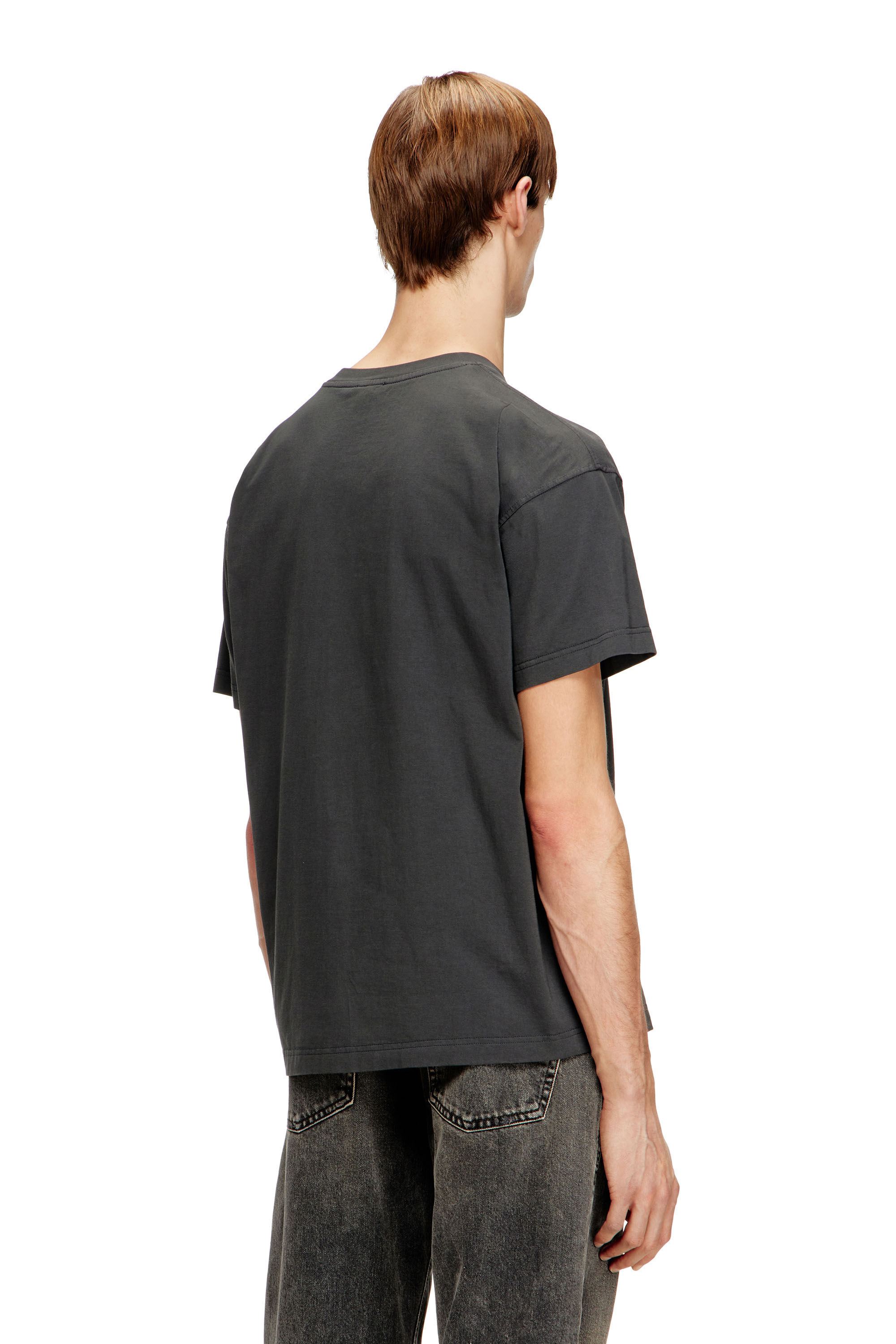 Diesel - T-NORM-V11, Male's Tシャツ in グレー - 4