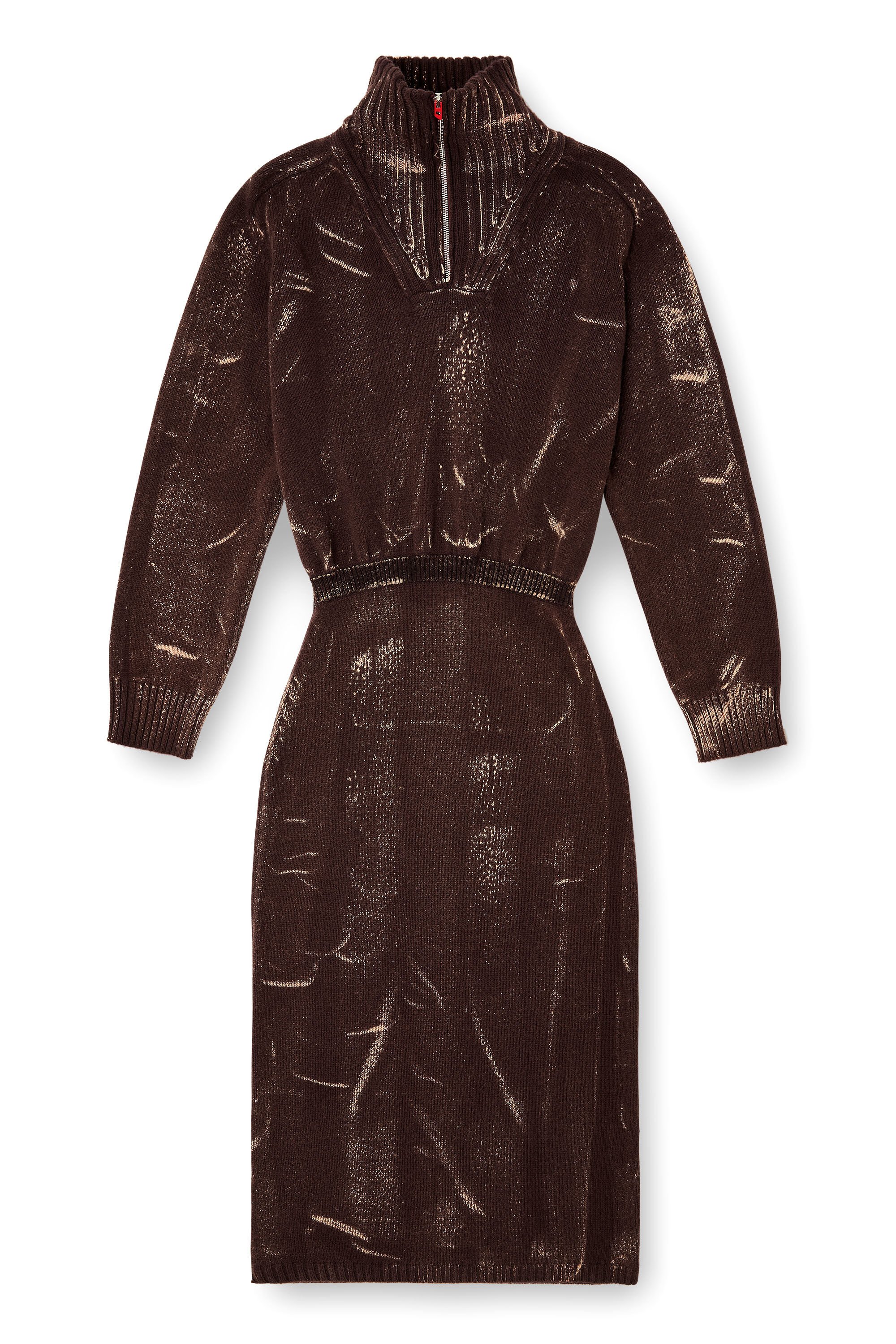 Diesel - M-MARCELLE, Female's ニットドレス in ブラウン - 2