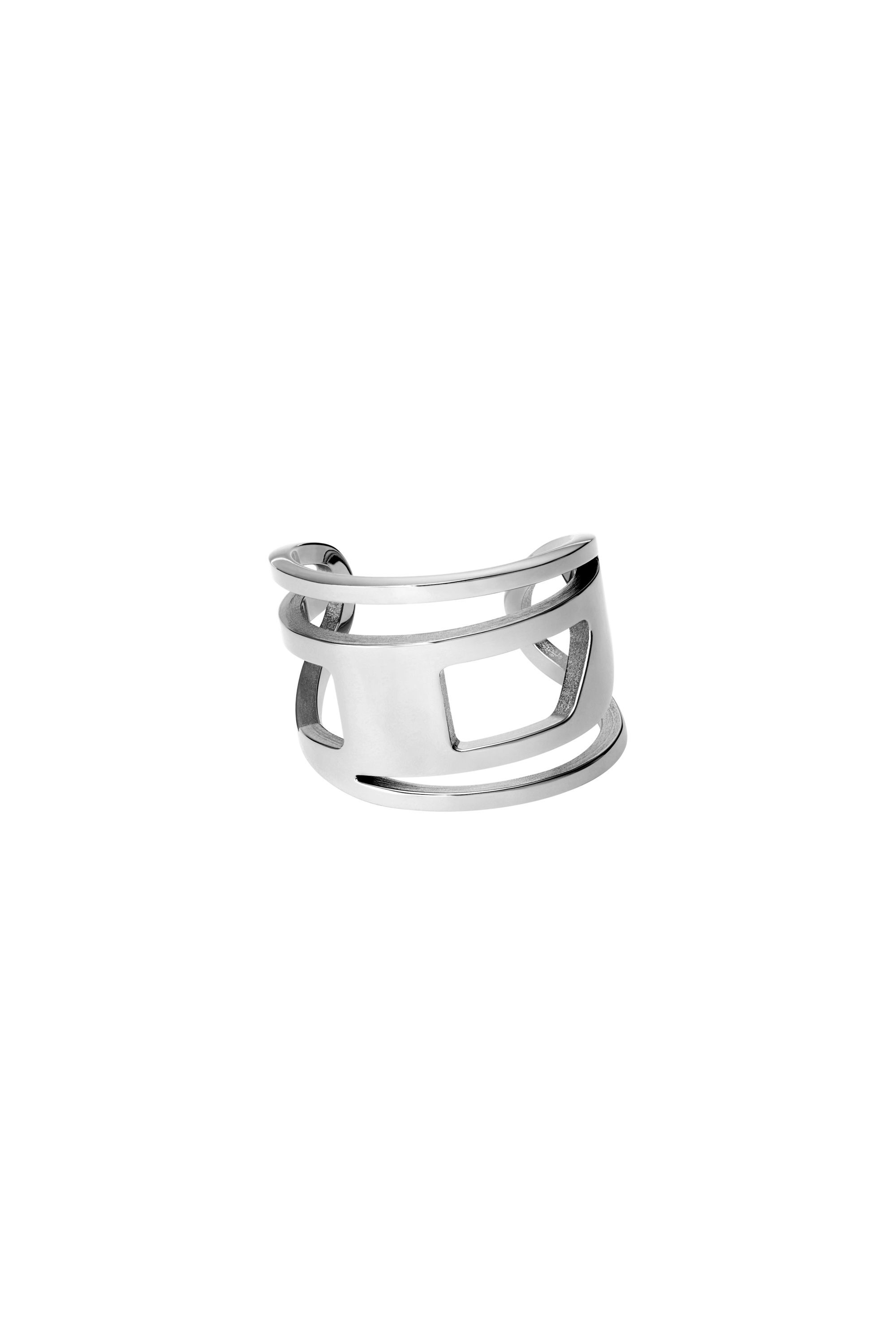 DX1548040 JEWEL Stainless Steel Band Ring｜シルバー