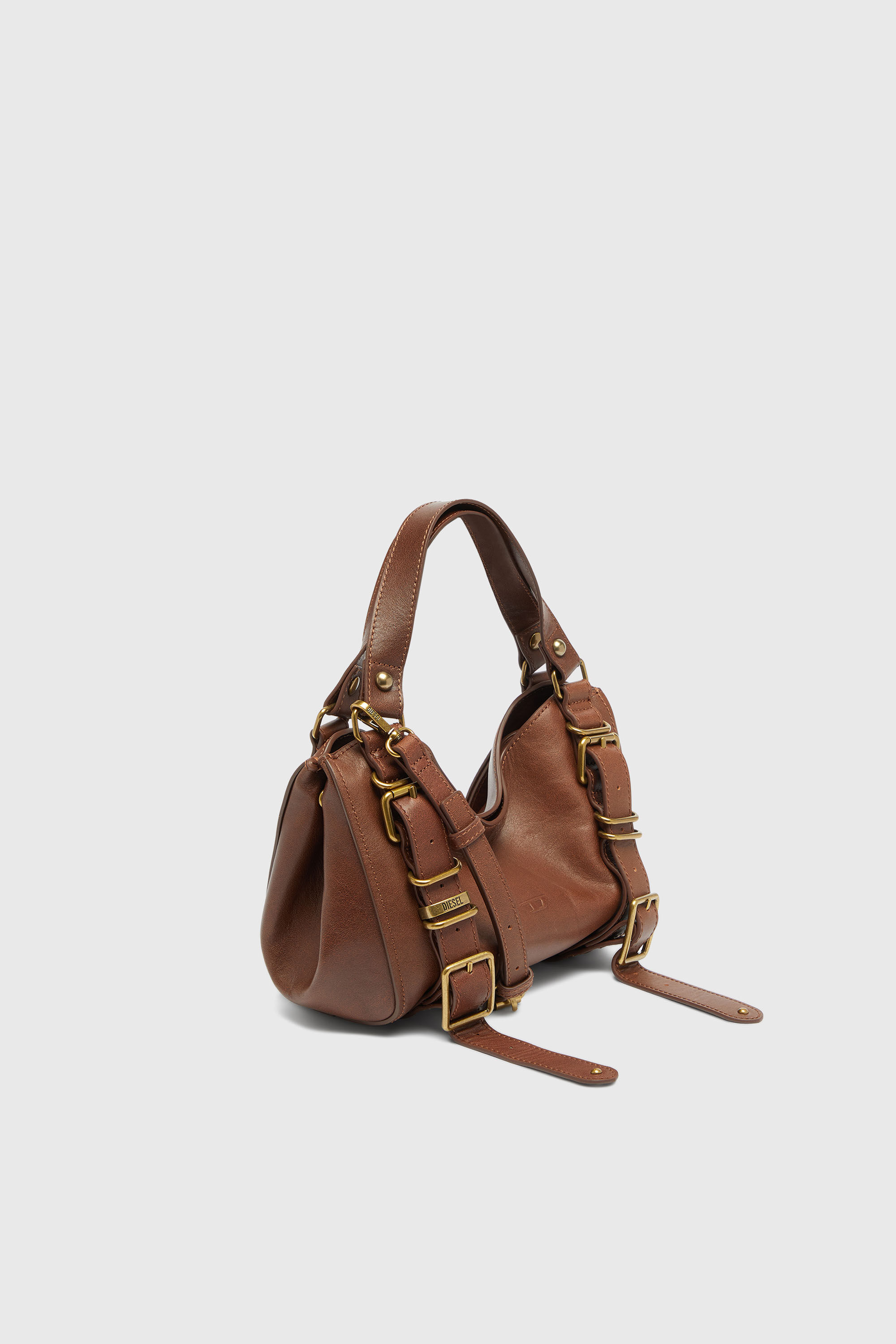 D-ONE TOPHANDLE S D-One-Small top-handle bag in treated leather