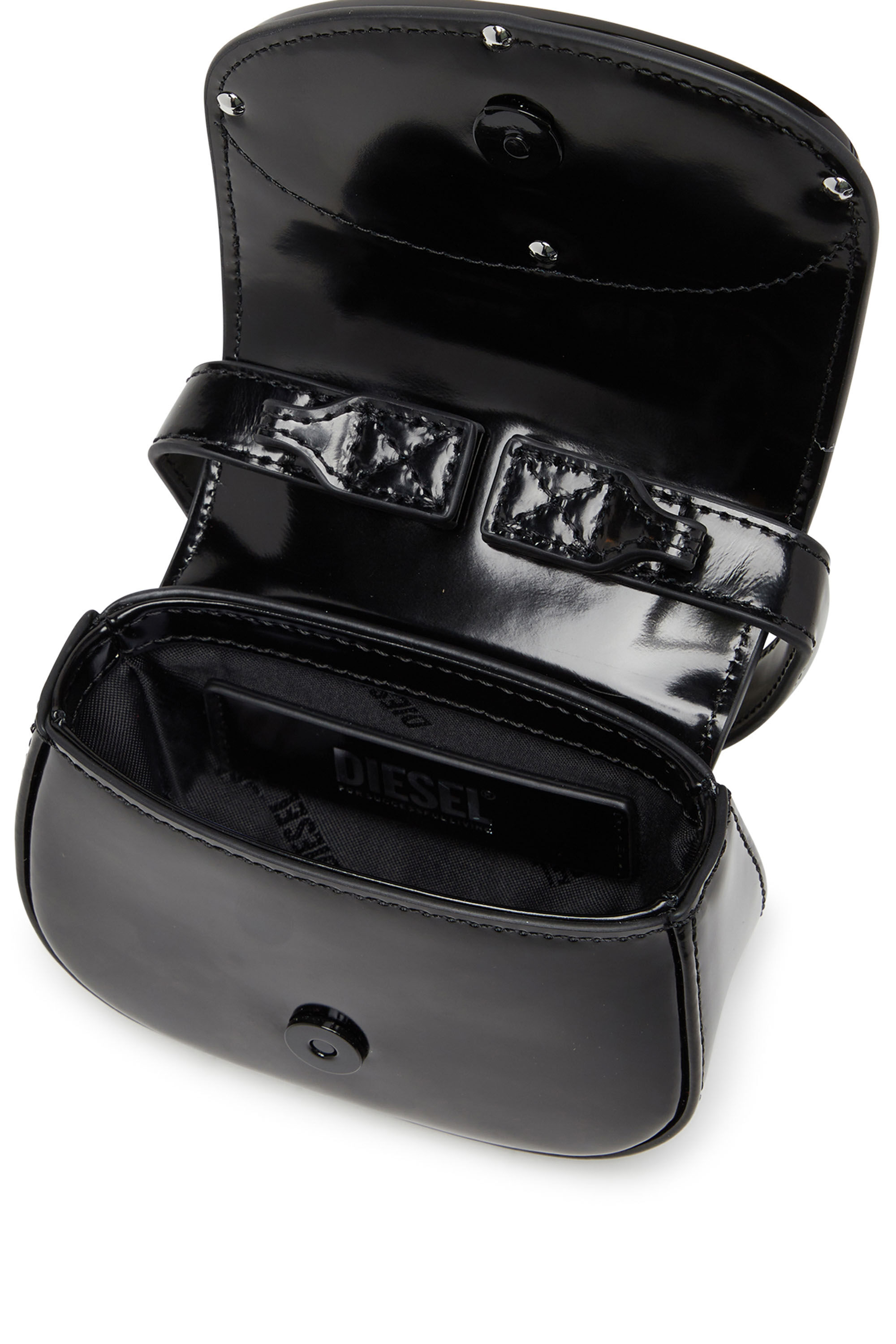 Diesel - 1DR-XS-S, Female's カウレザーショルダーバッグXS in ブラック - 5