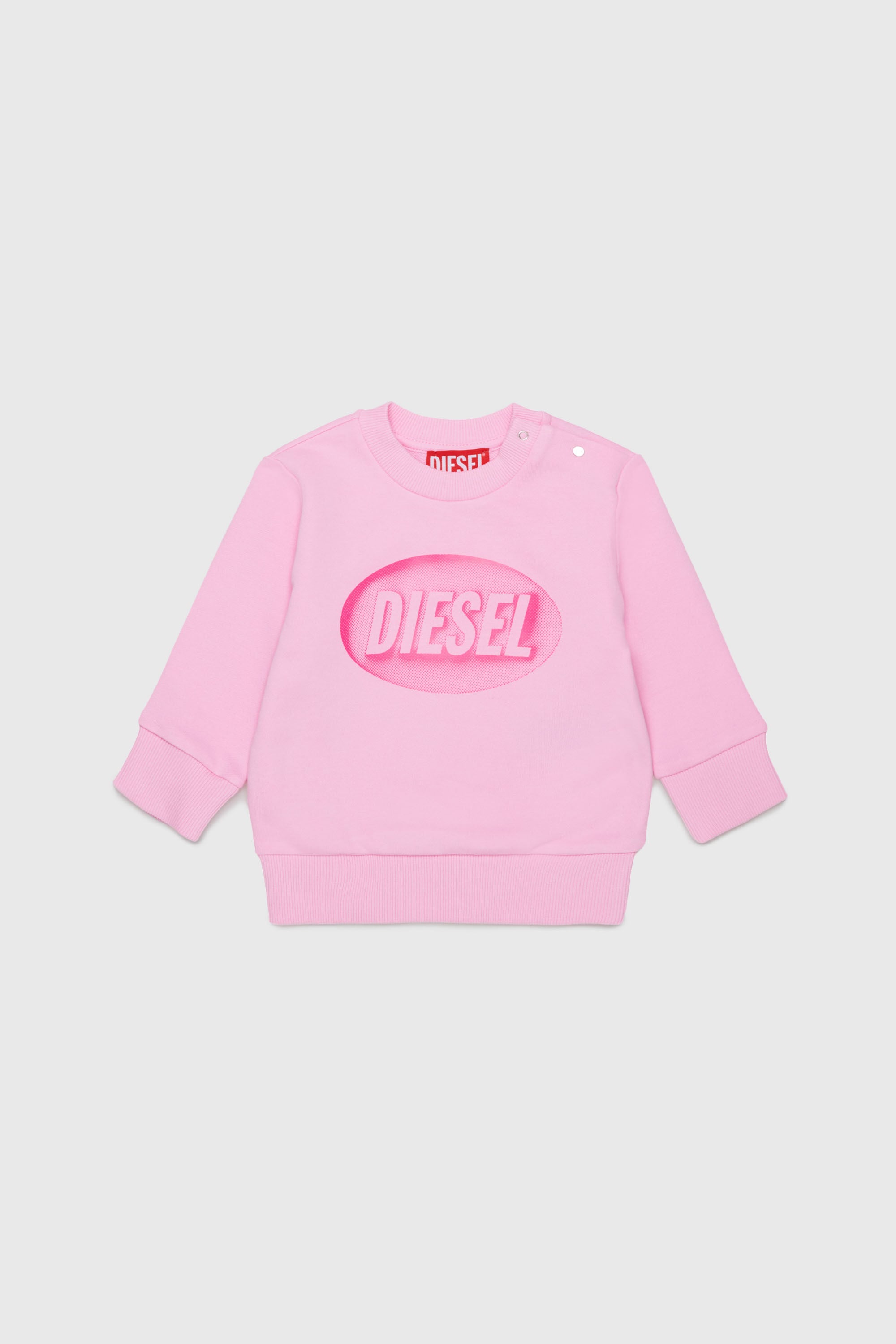 Diesel - SDSELB, Unisex's スウェット in ピンク / ホワイト - 1