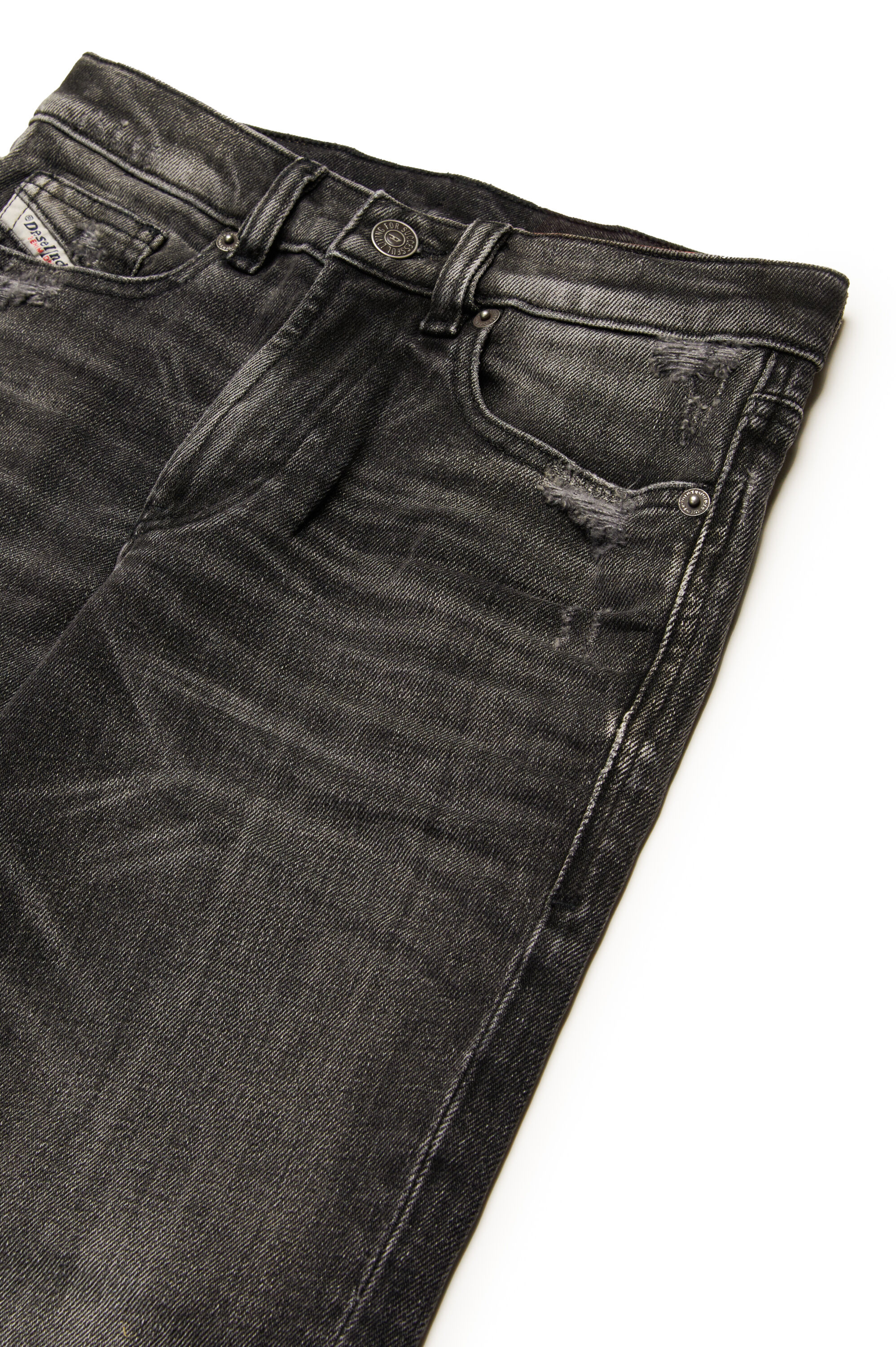 2010-J Straight Jeans - 2010｜ブラック｜ボーイズ｜DIESEL