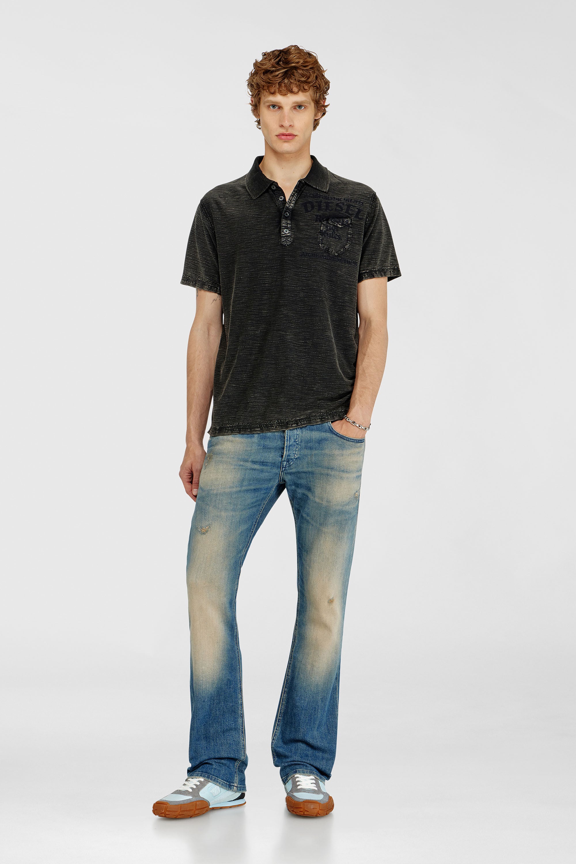 Diesel - T-ARDY-POLO, Male's ポロシャツ in ブラック - 1