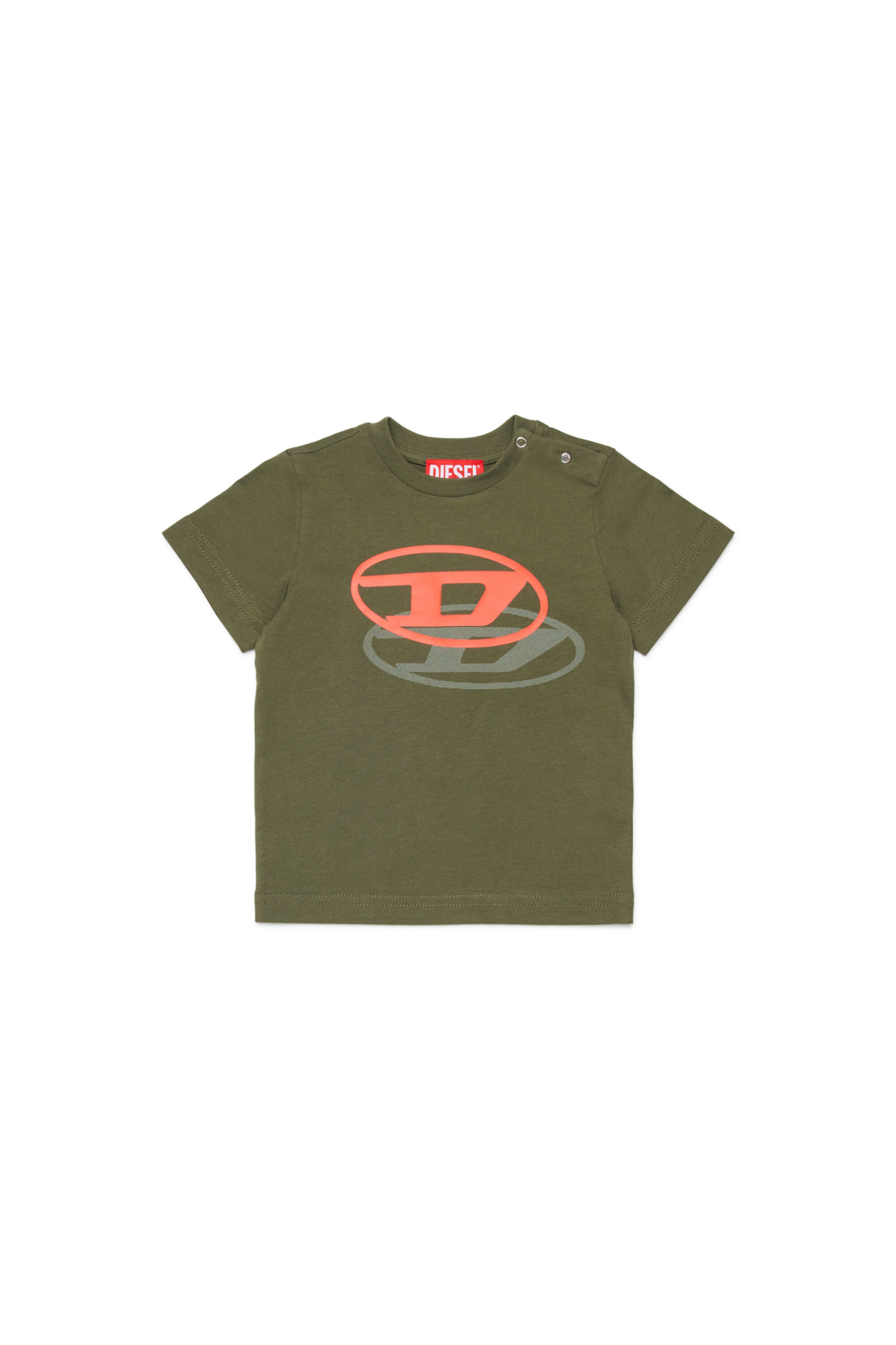 Diesel - TVALEB, Male's Tシャツ in グリーン - 1