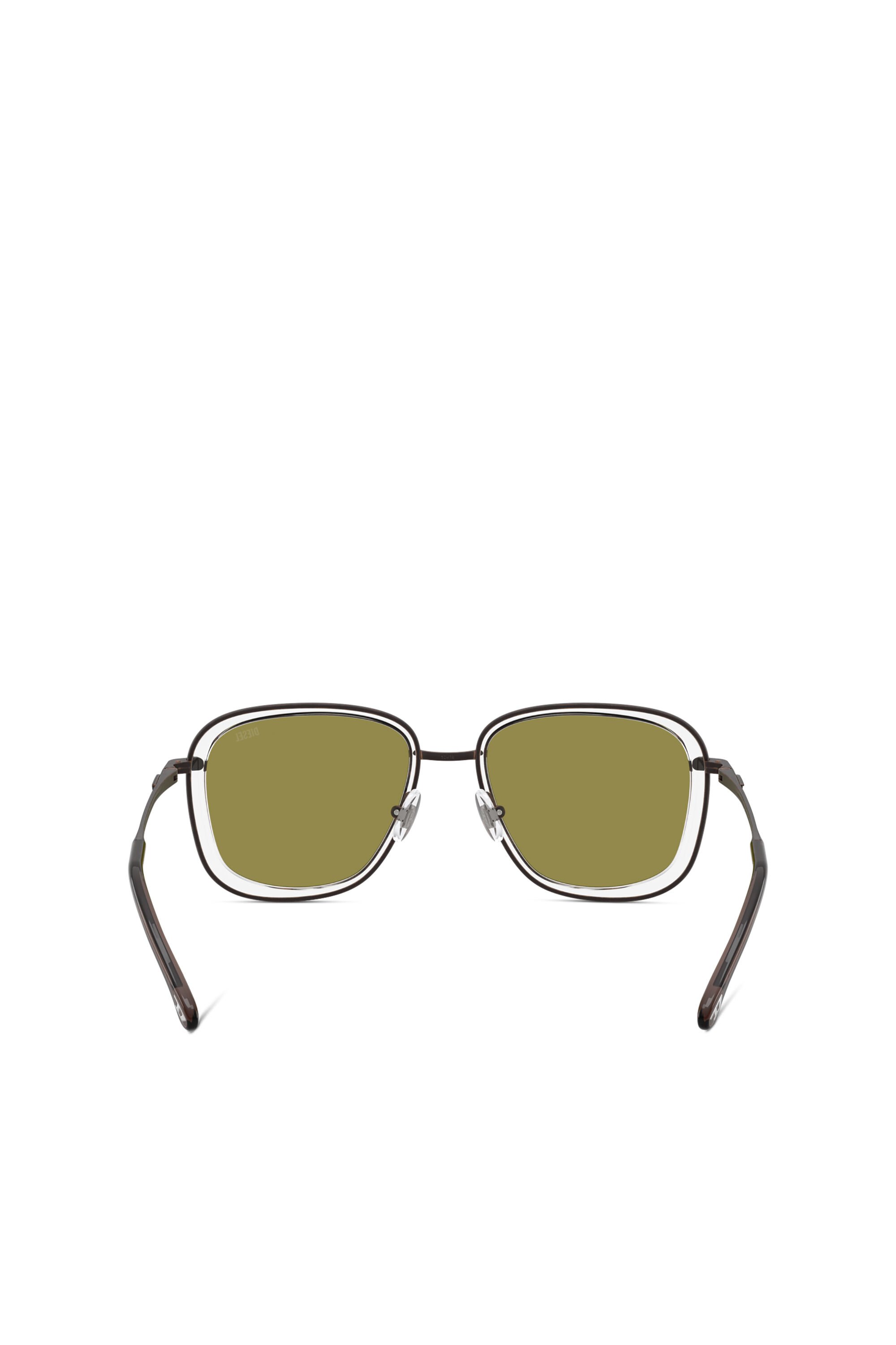 Diesel - 0DL1017, Unisex's Square sunglasses in グリーン - 3