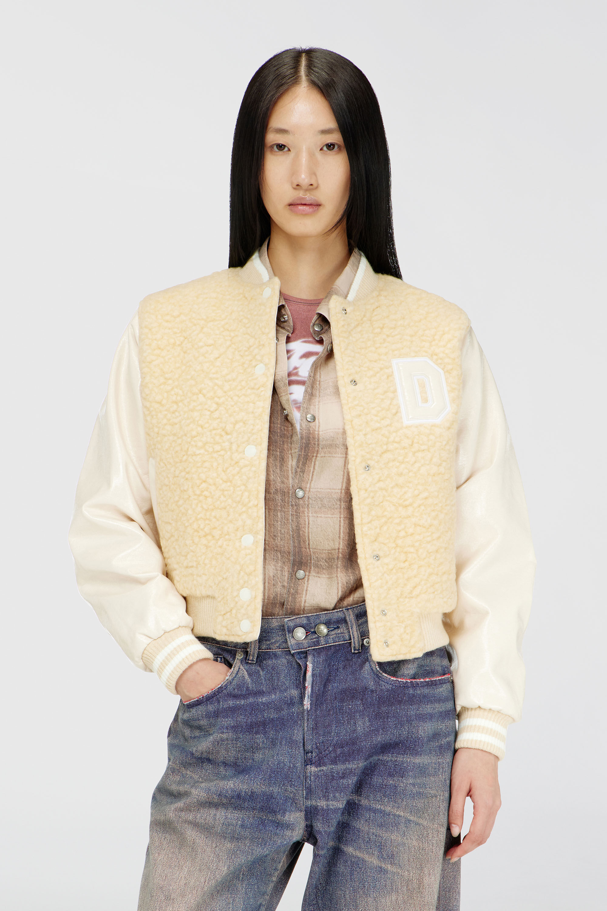 Diesel - G-FAVOL, Female's ブルゾン in イエロー - 3