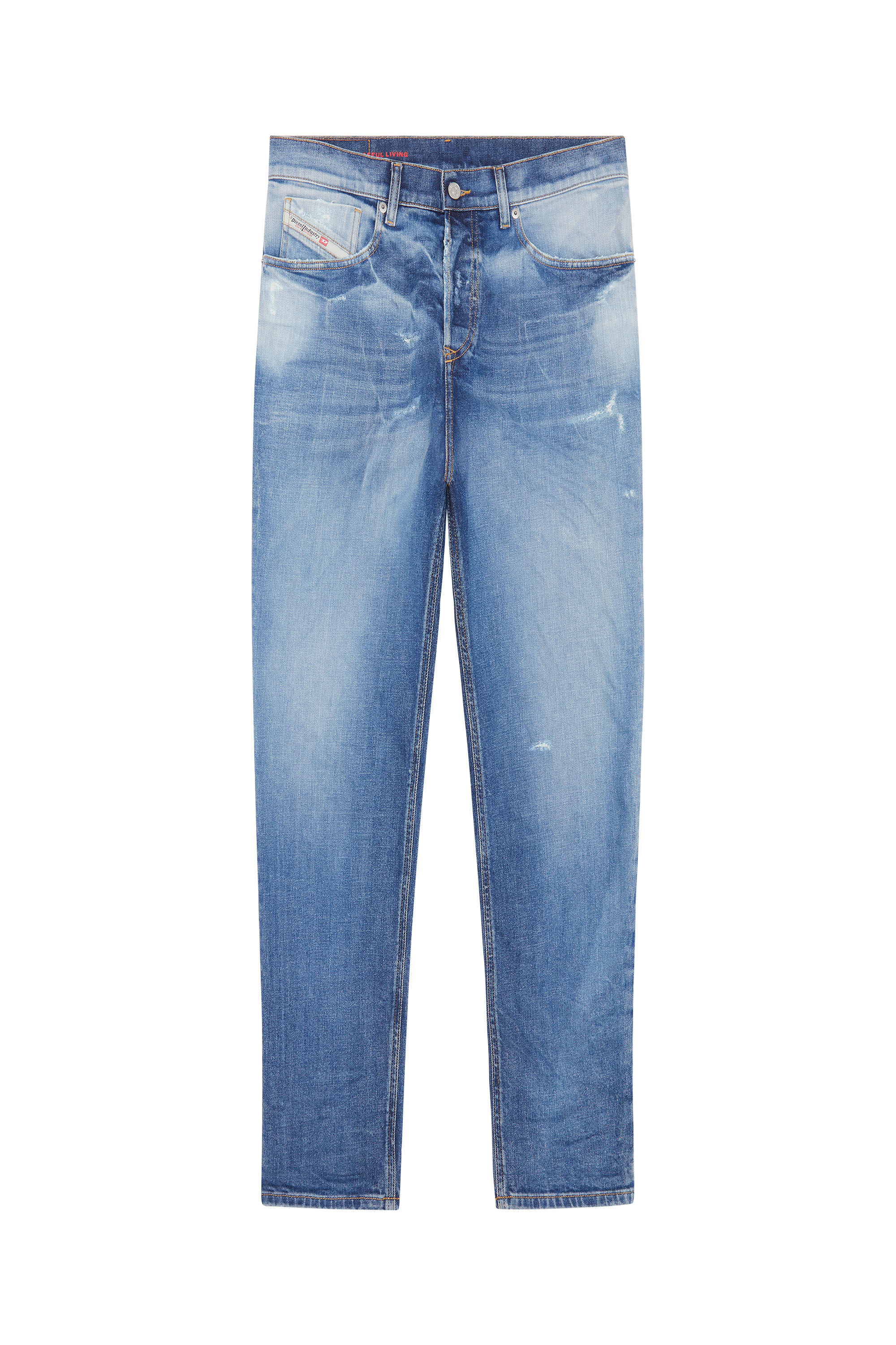 Diesel - 2005 D-FINING 09E16 Tapered Jeans, ミディアムブルー - Image 2
