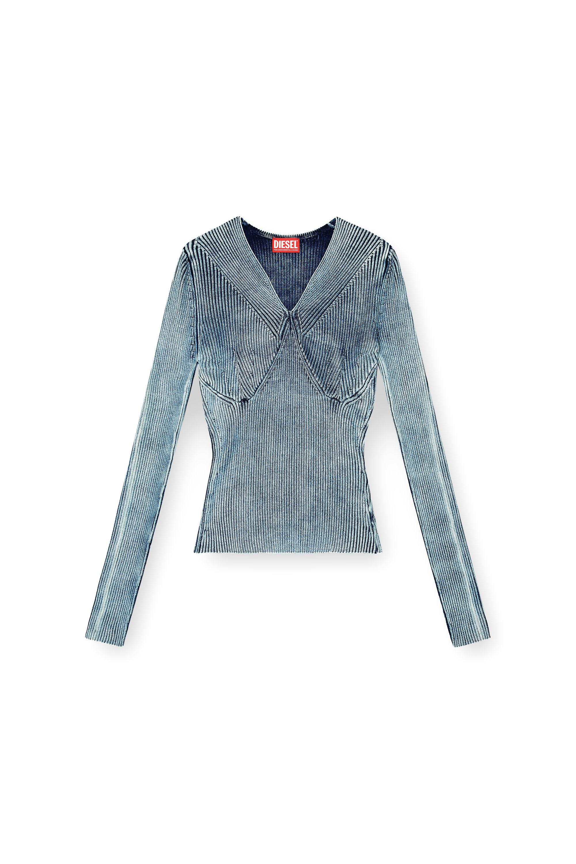 Diesel - M-MILMO, Female's プルオーバーニット in ブルー - 2