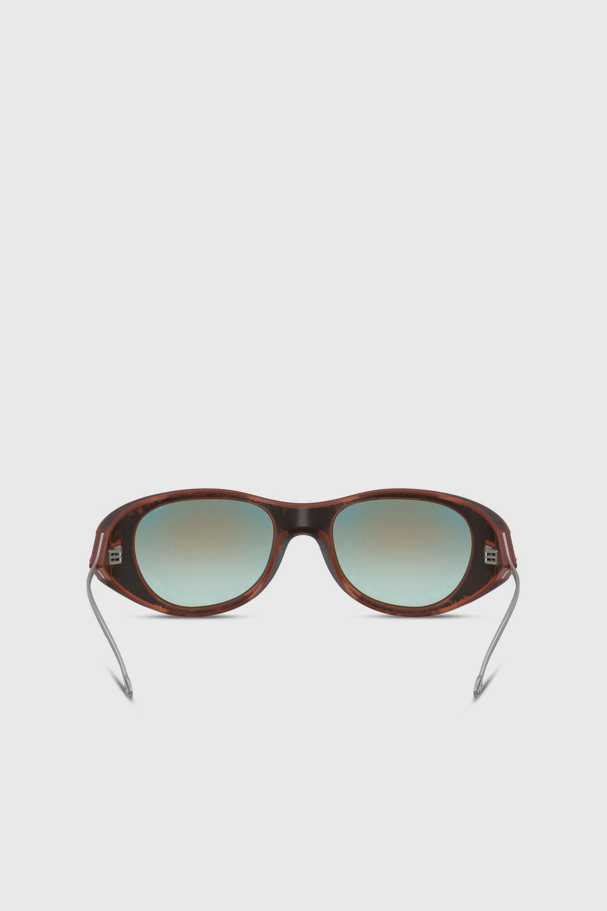Diesel - 0DL3003, Unisex's Iconic oval sunglasses in オレンジ/グレー - 3