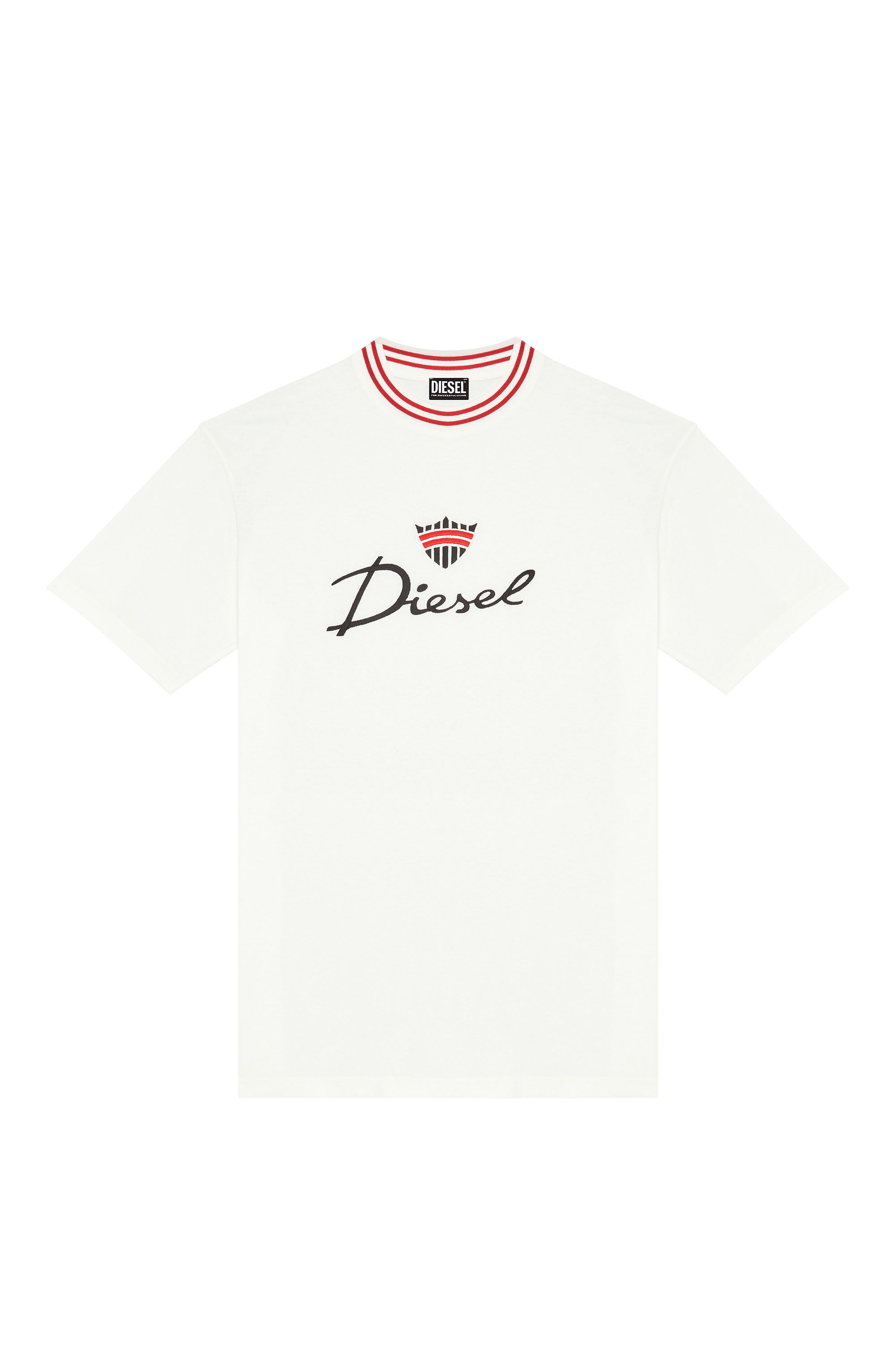 Diesel - T-WASH-G6, Female's 半袖 Tシャツ ロゴ in ホワイト - 2