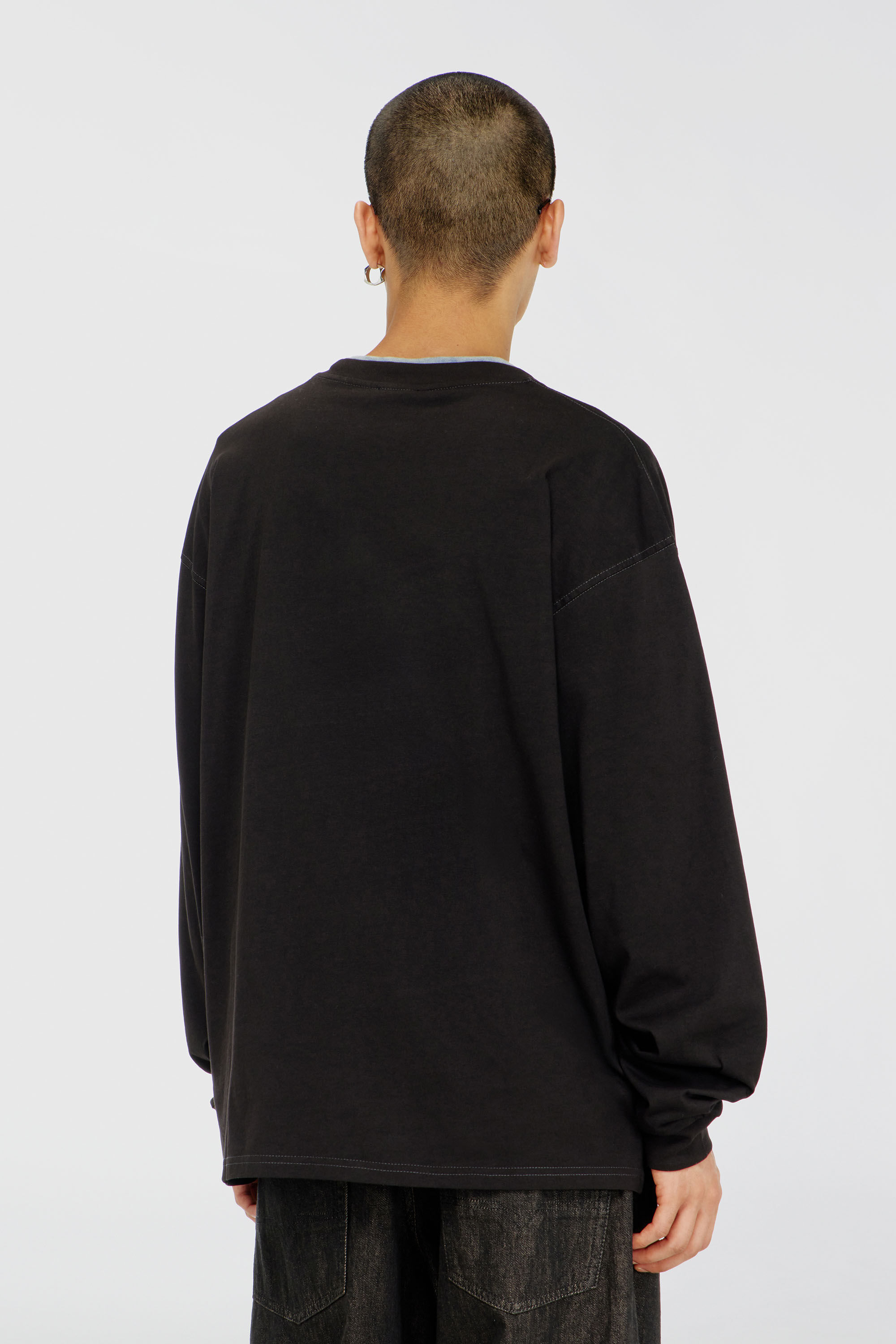 T-BOXT-LS-AA3 長袖Tシャツ｜ブラック｜メンズ｜DIESEL