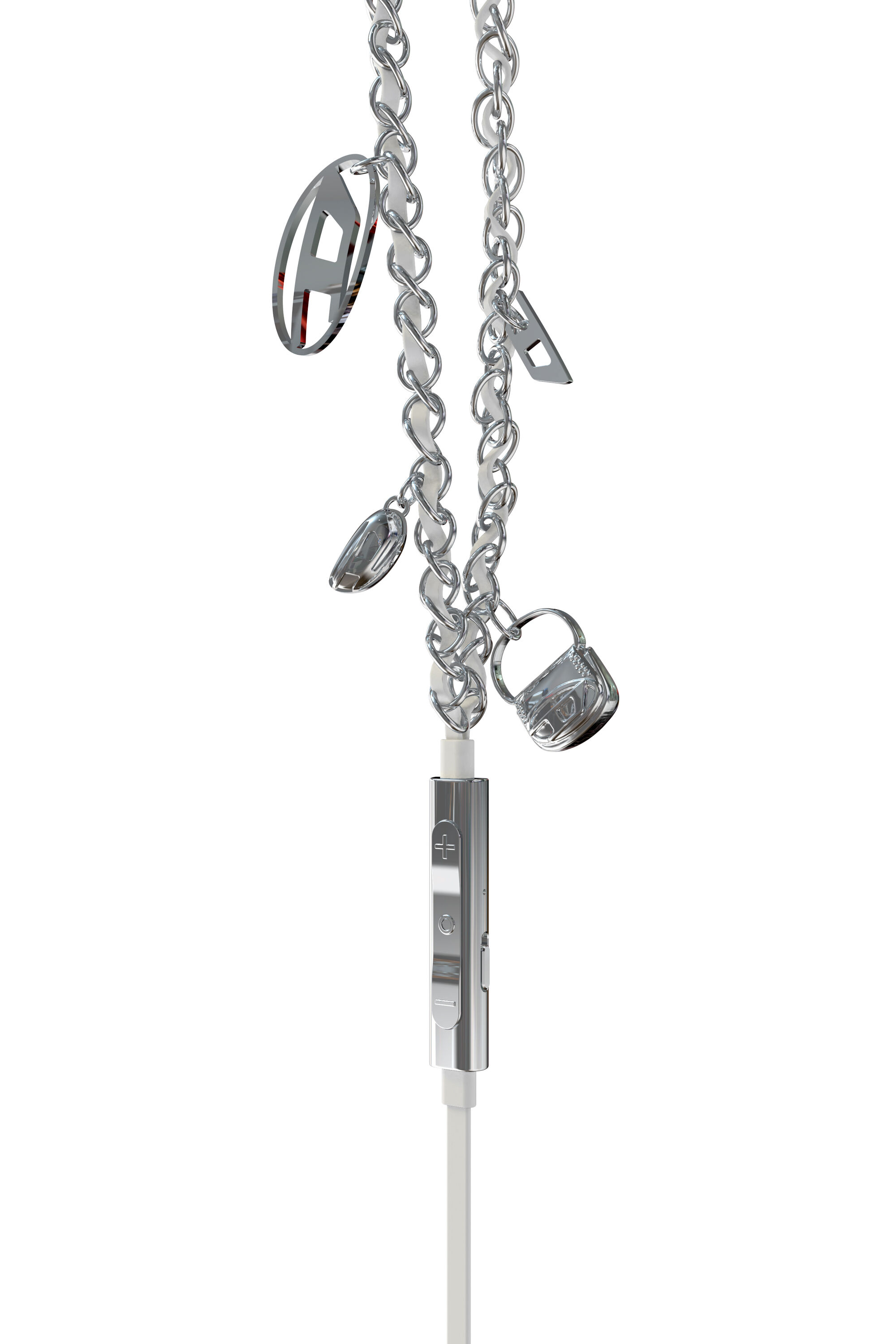 Diesel - 60458  WIRED EARBUDS WIRED EARBUDS, Unisex's UNIVERSAL in シルバー - 5