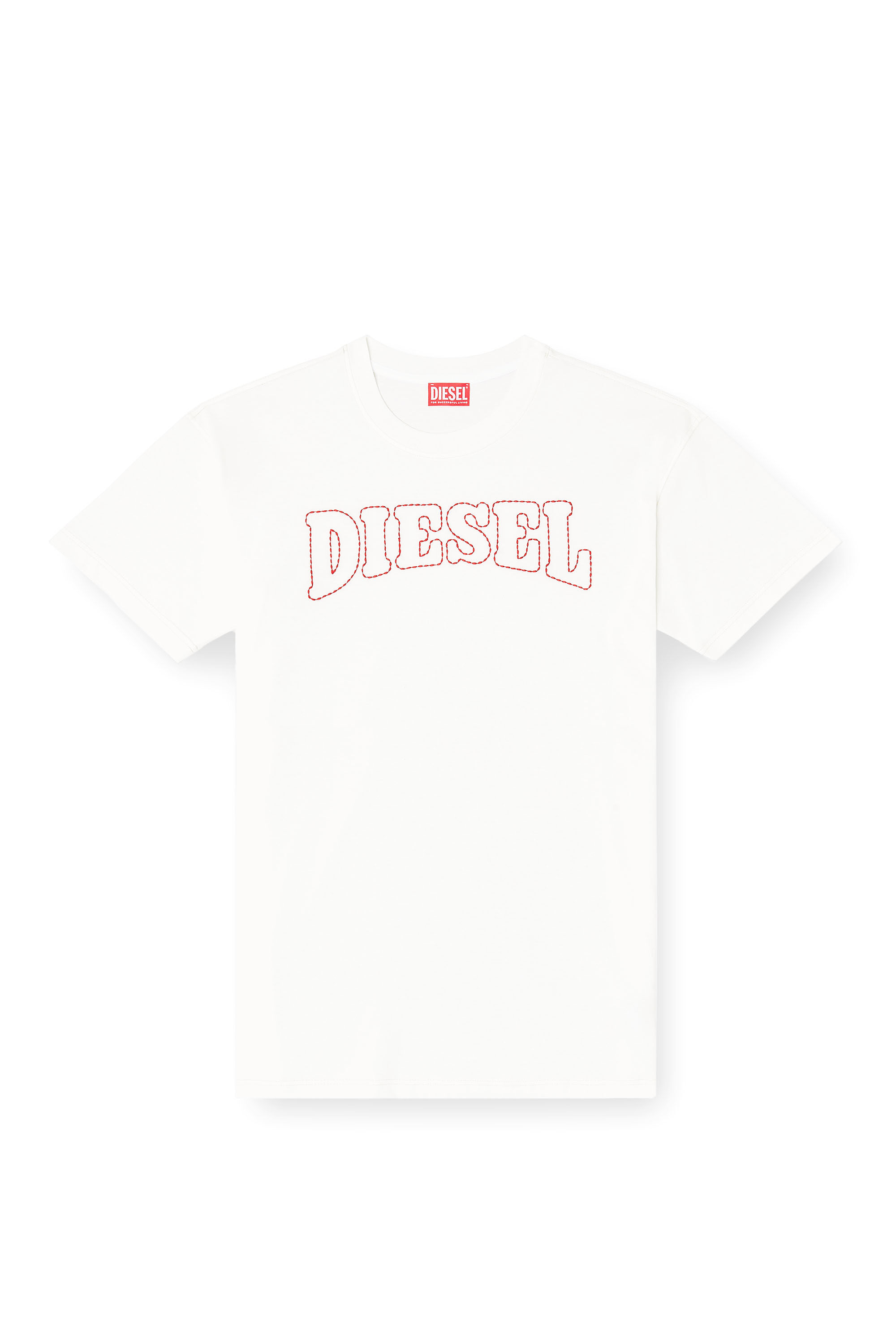 Diesel - T-NORM-V10, Male's Tシャツ in ホワイト - 2