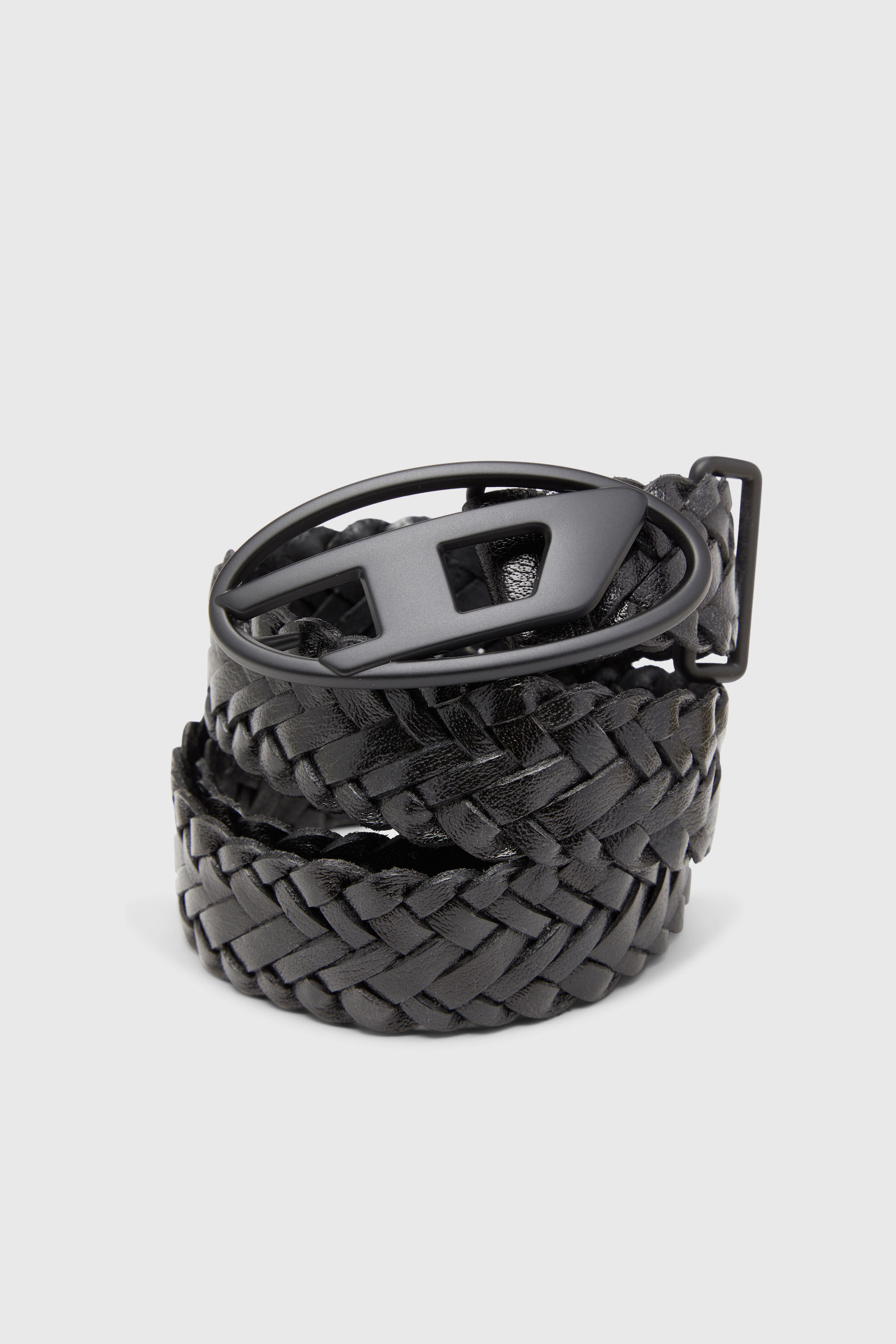 B-1DR BRAIDERED ベルト｜ブラック｜ウィメンズ｜DIESEL