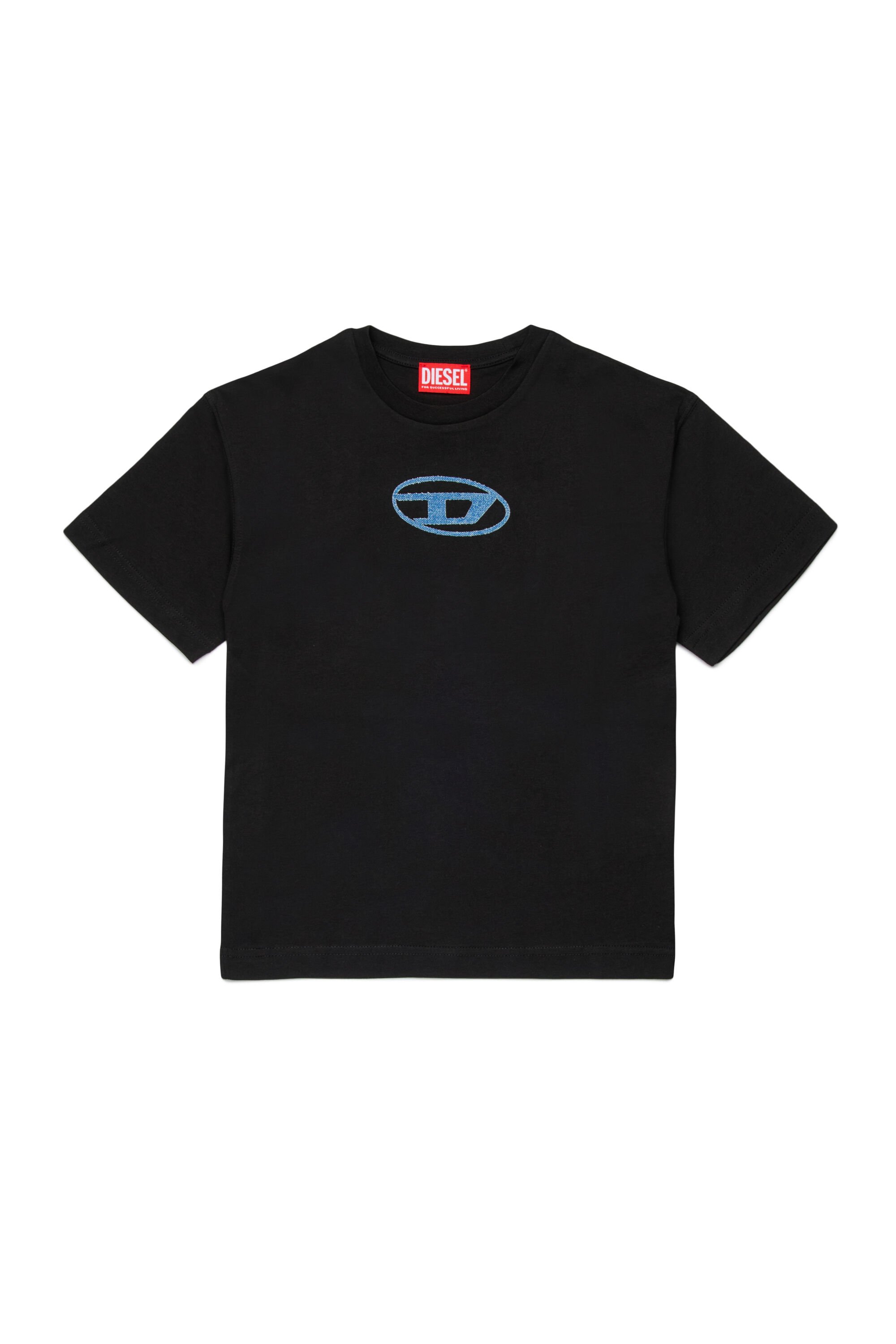 Diesel - TLOGY OVER, Male's Tシャツ in ブラック - 1