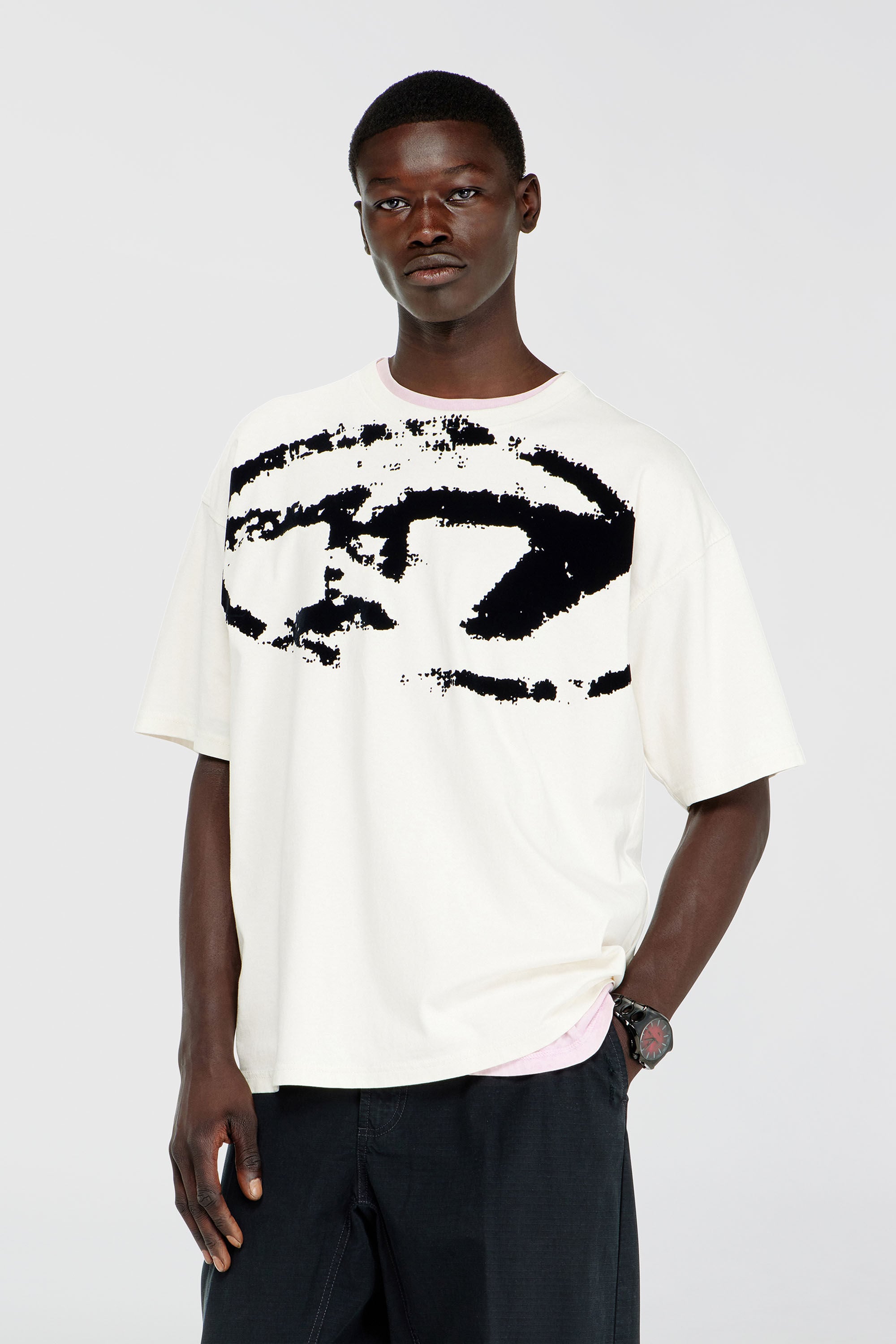 Diesel - T-BOXT-N14, Male's Tシャツ in ホワイト - 3