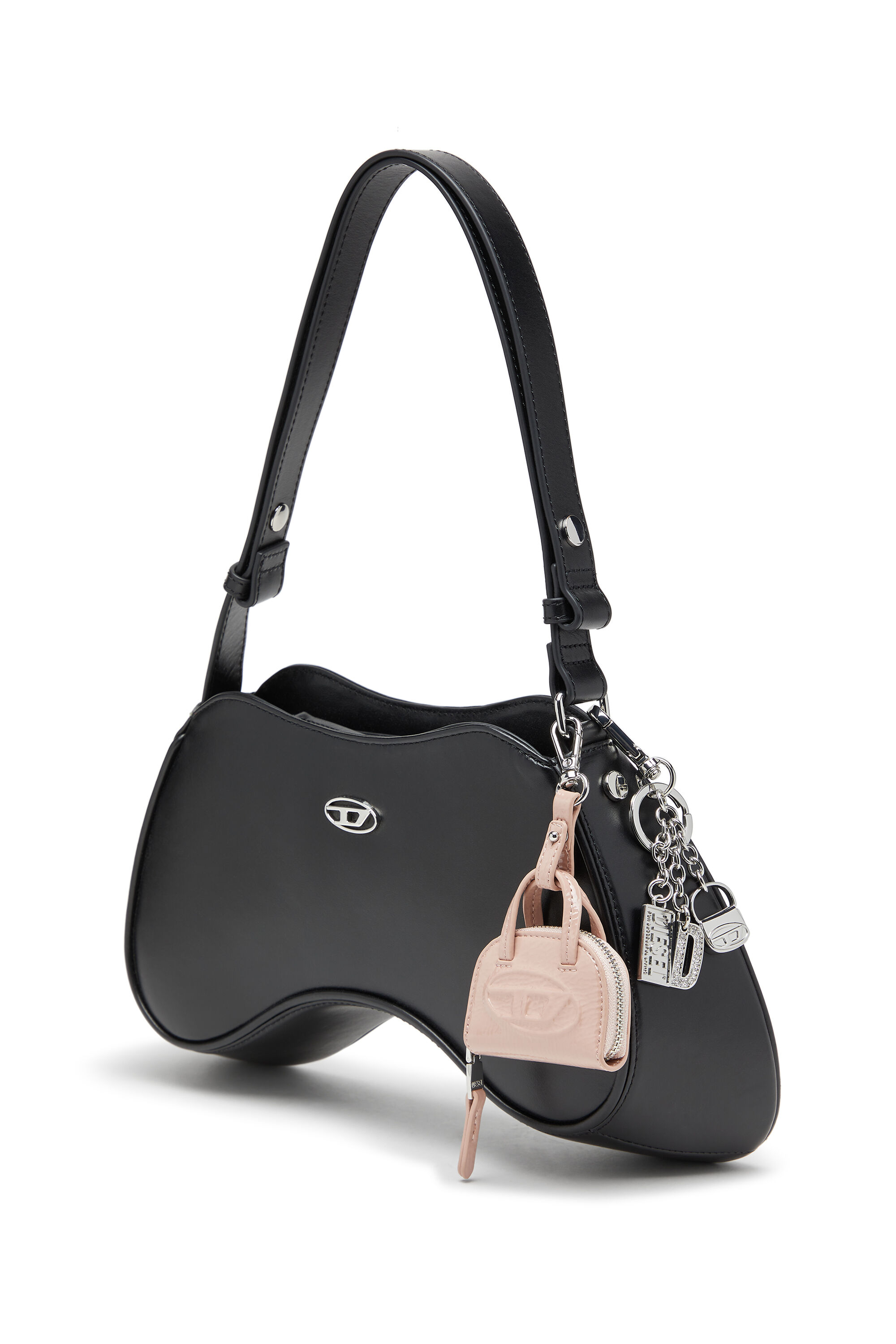 Diesel - PLAY SHOULDER, Female's ショルダーバッグ in ブラック - 7