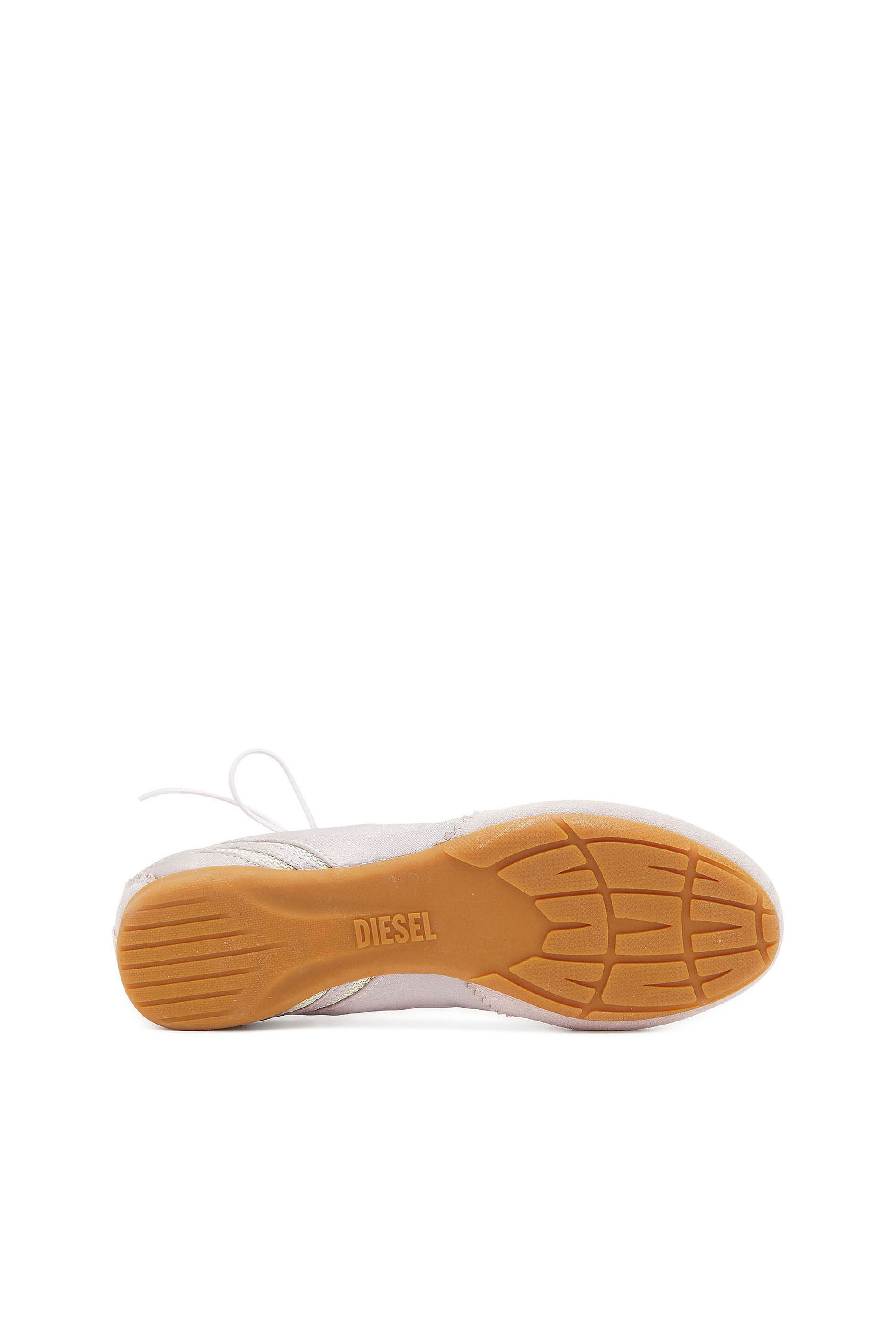 Diesel - D-MILE BALLERINA LACE UP II W, Female's バレエスニーカー in ピンク / ホワイト - 4