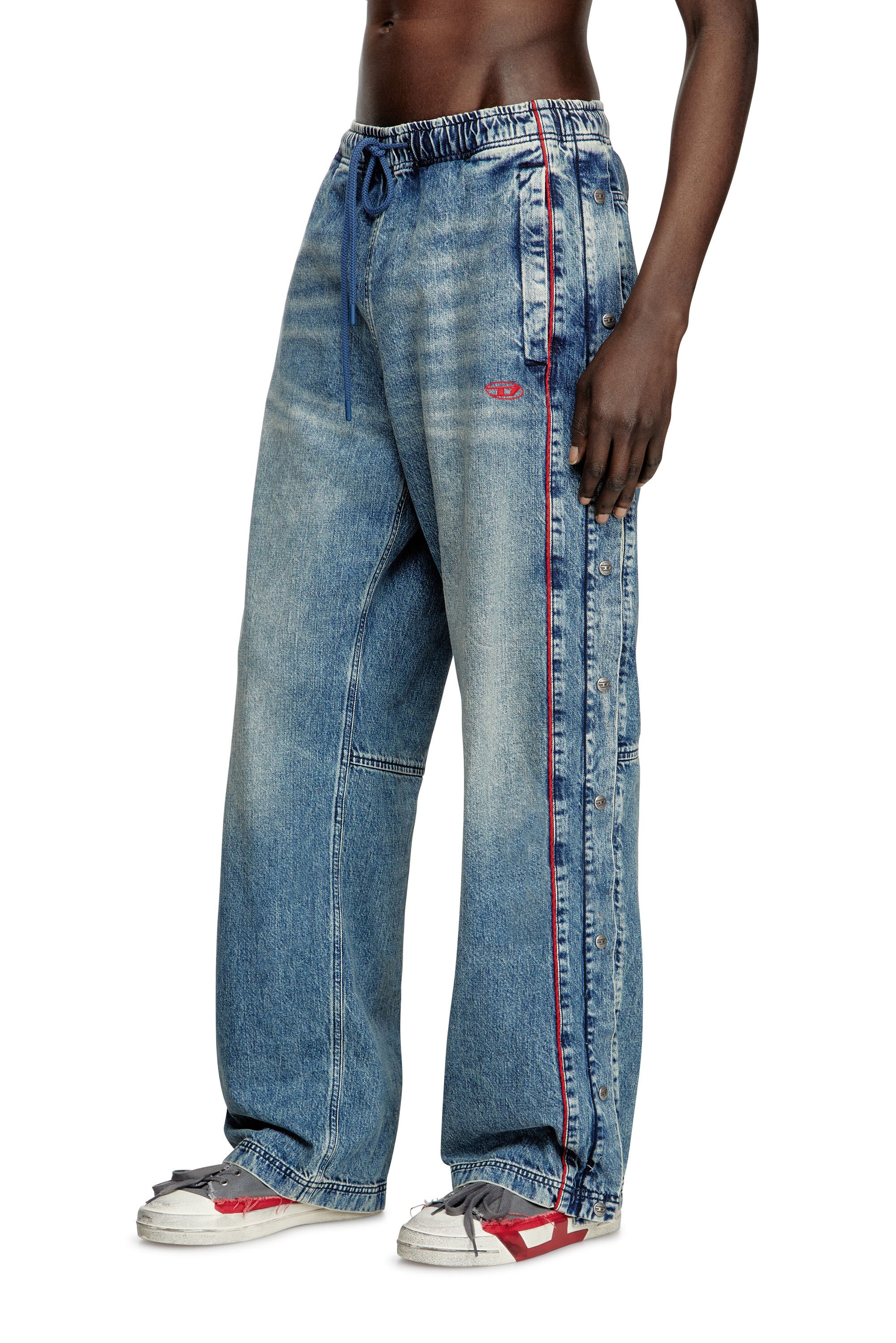 Diesel - Unisex's Relaxed Jeans D-Axfor 0ABCP, ミディアムブルー - 3