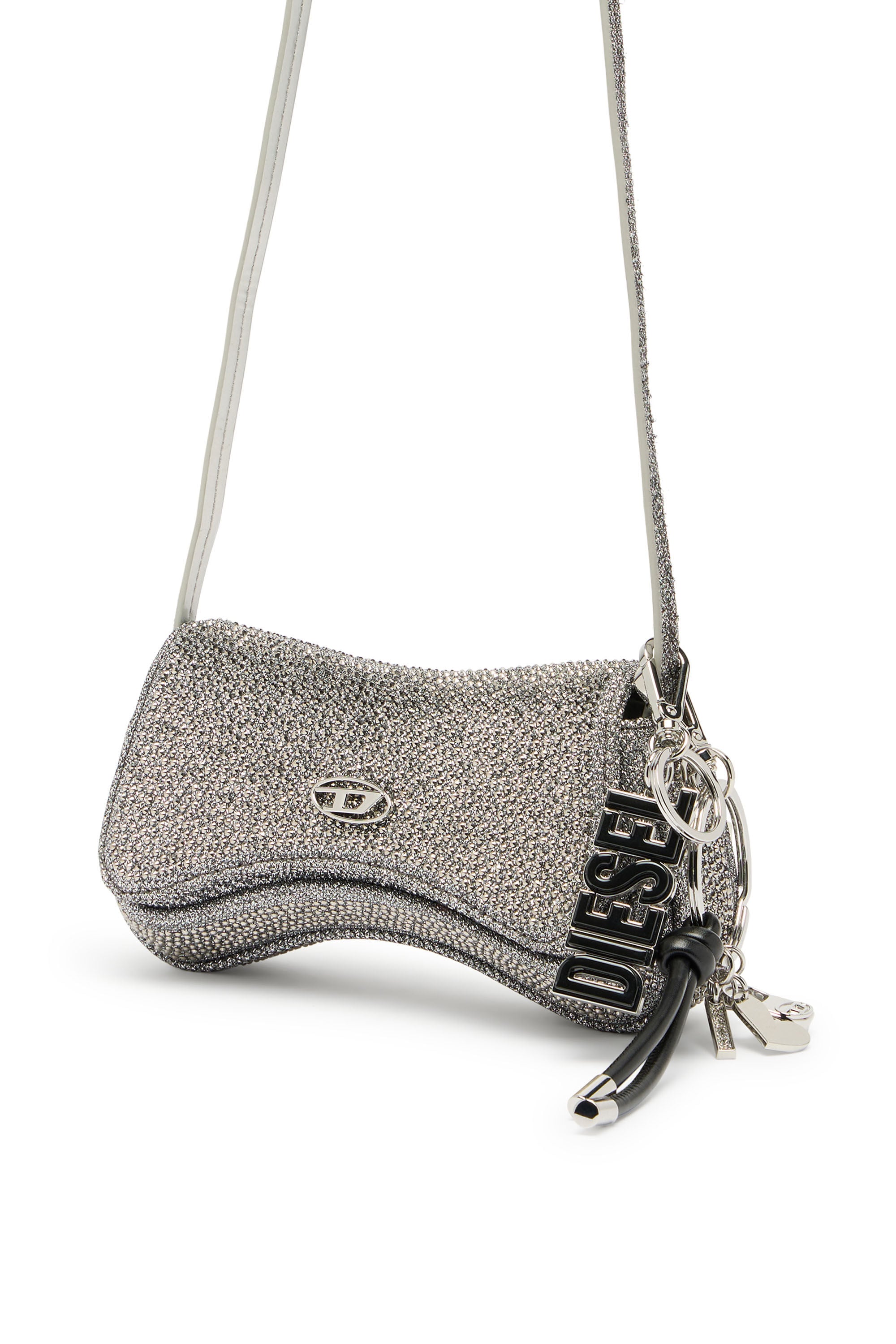 PLAY CROSSBODY XS クロスボディバッグ XS｜シルバー｜ウィメンズ｜DIESEL