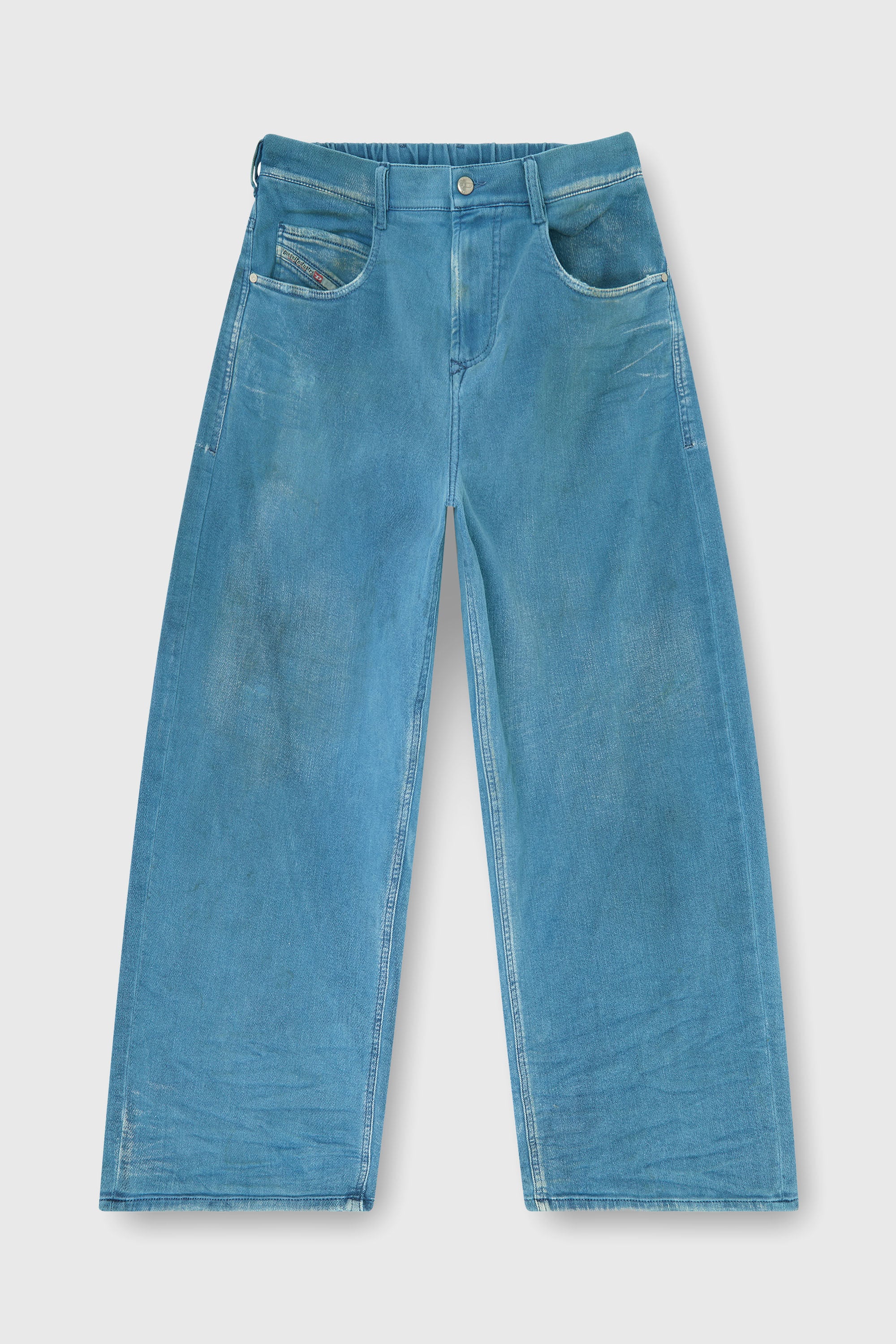 Diesel - Unisex's Relaxed 2097 D-Enim-M Joggjeans&reg; 068WP, ミディアムブルー - 3