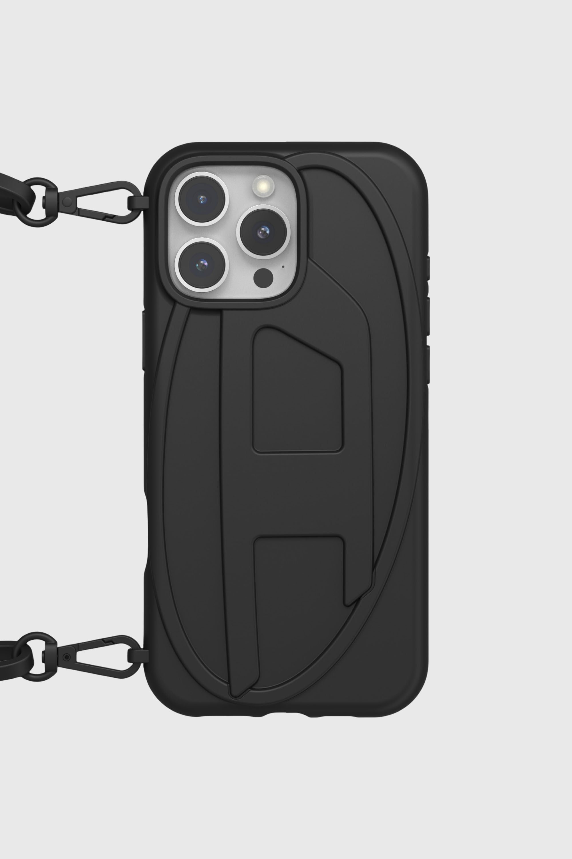 Diesel - 60174  MOULDED CASE, Unisex's Oval D Chain Case for iP 16 Pro Max in ブラック - 3