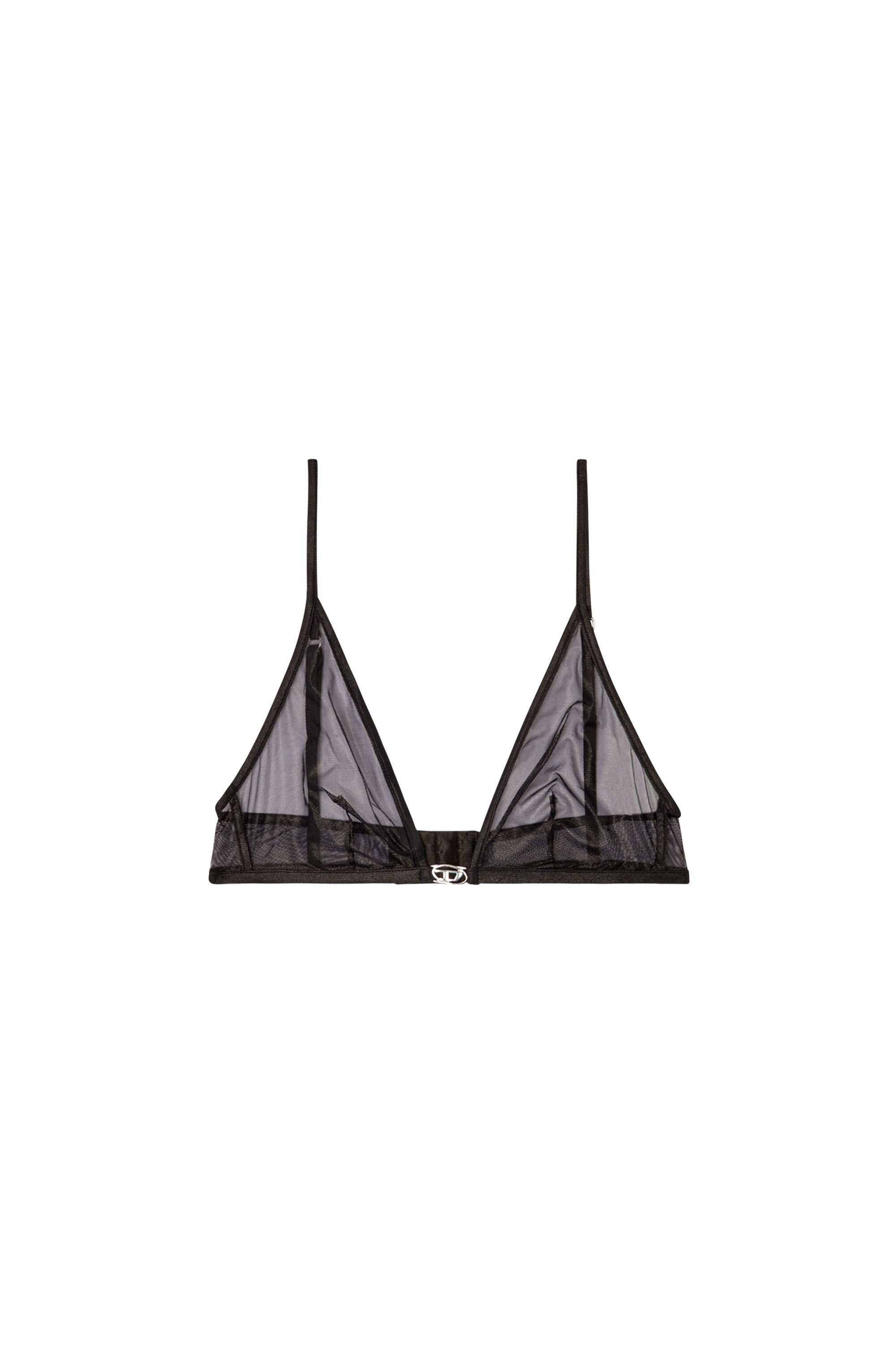 Diesel - LUNA-GFT, Female's Wireless bra with central Oval D in ブラック - 2