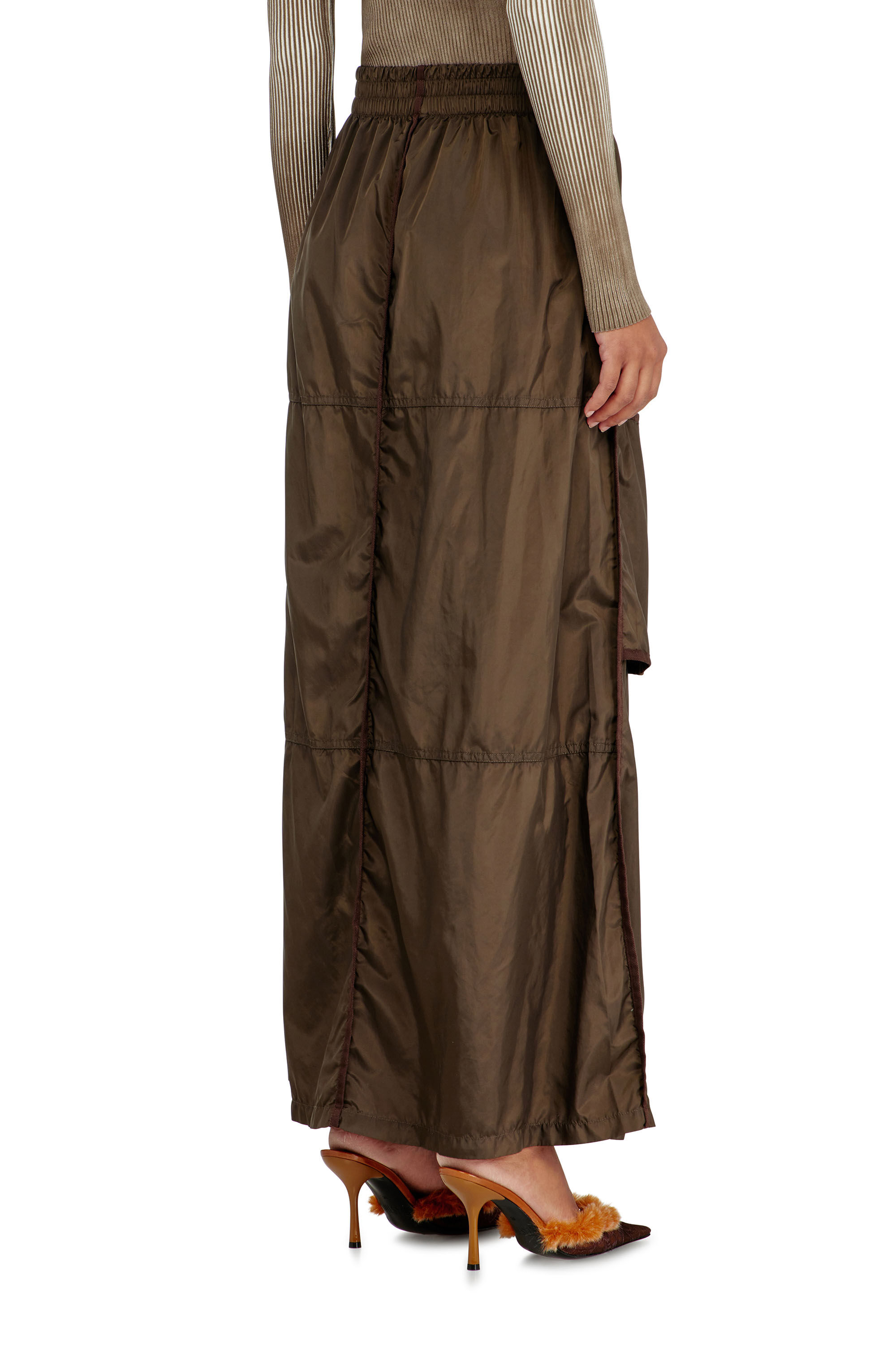 Diesel - O-HYTON, Female's スカート in ブラウン - 4