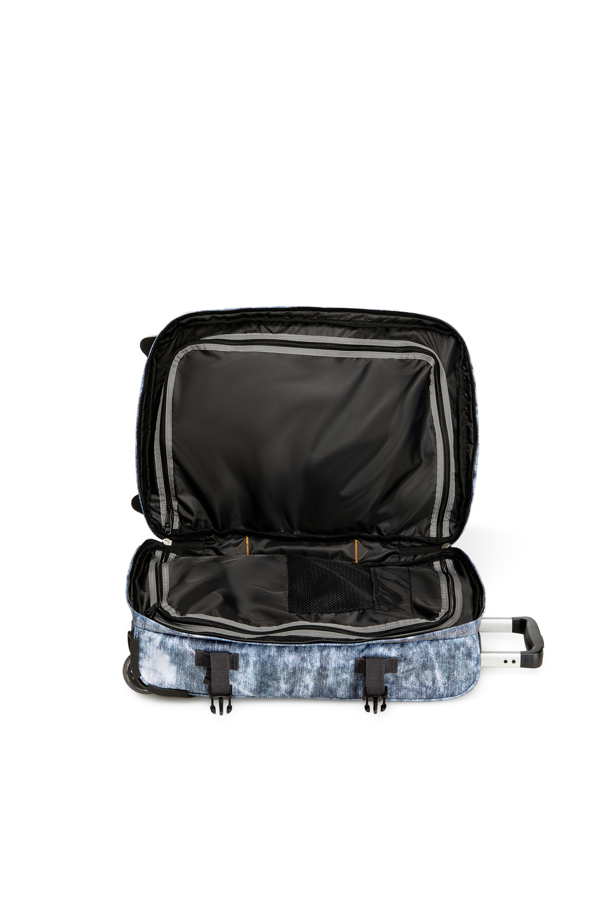 Diesel - DIESEL TRANSIT'R S, Unisex's Cabin bag in trompe l'oeil denim in ブルー - 5