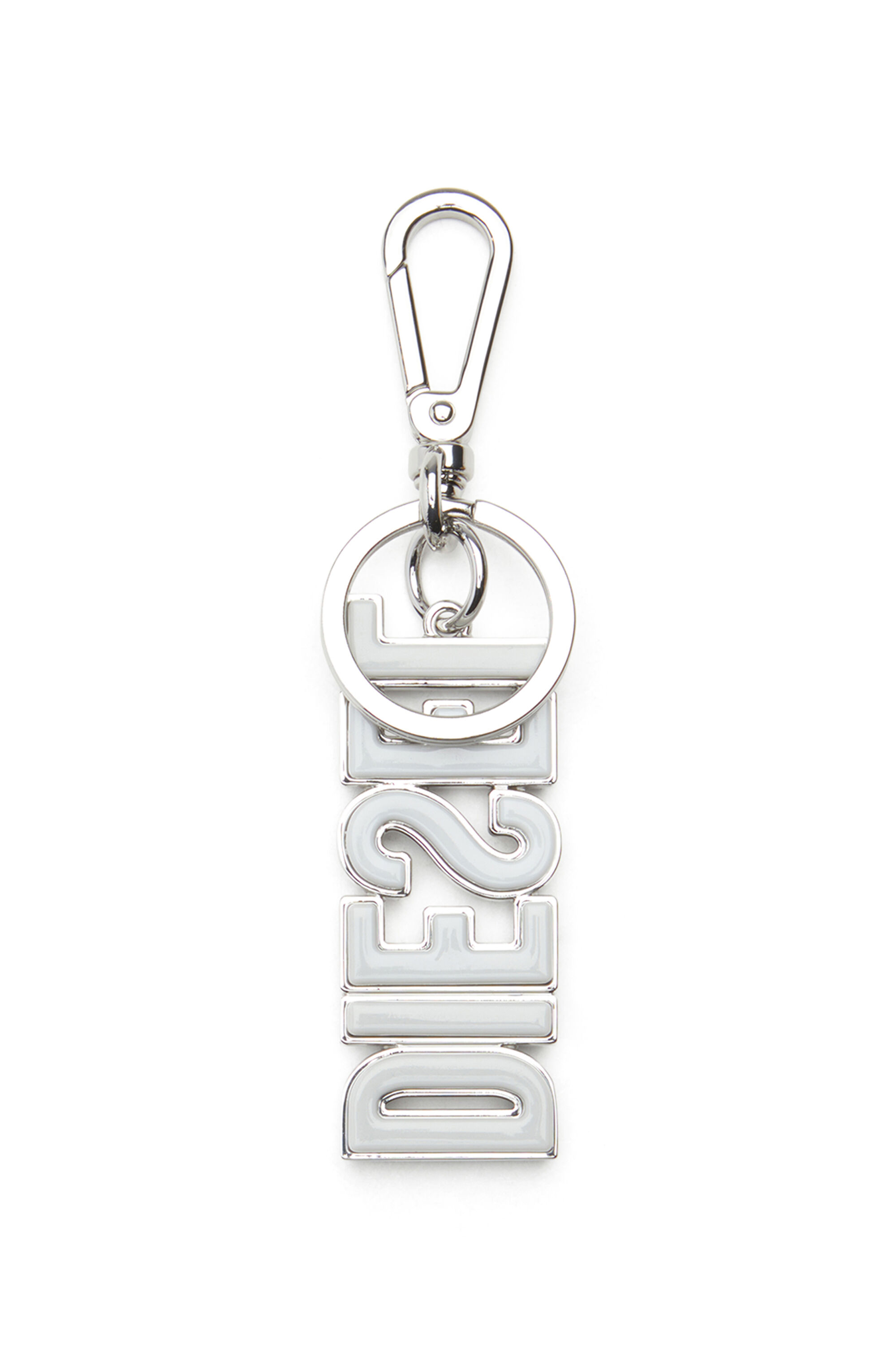 Diesel - DSL 3D KEY RING, Male's キーチャーム in ブラック/シルバー - 2