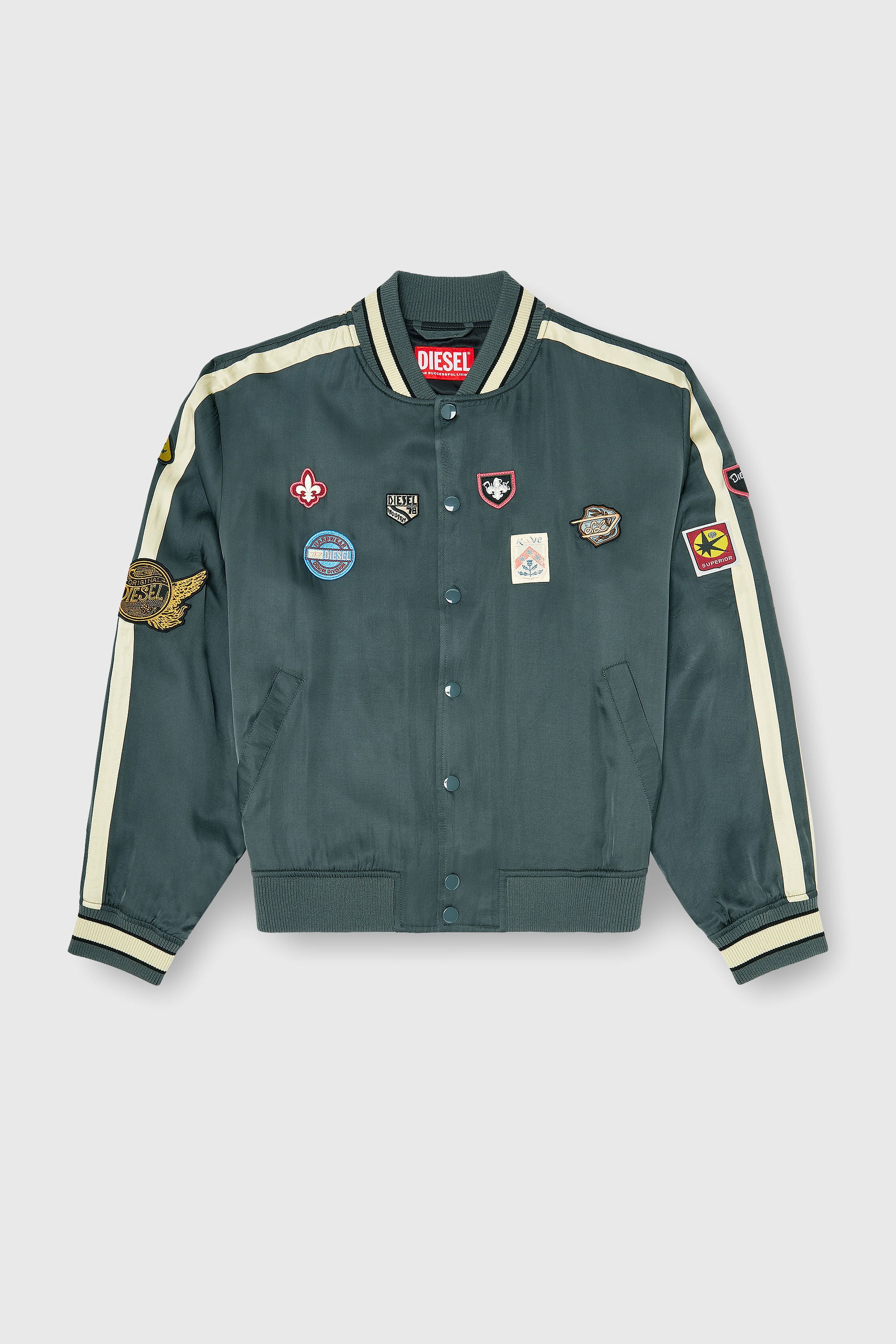 Diesel - J-ANNU, Male's ジャケット in ダークグリーン - 2
