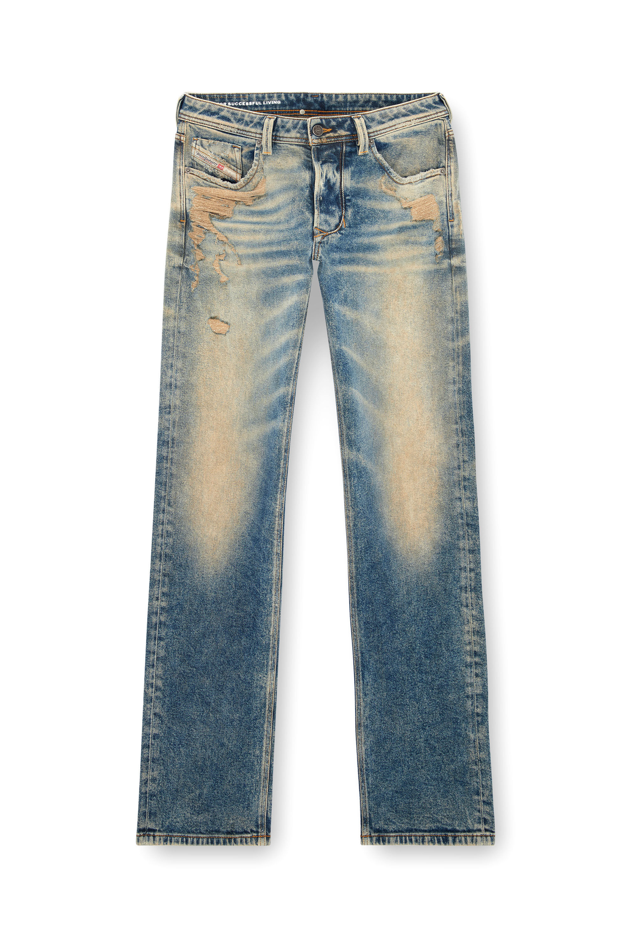 Diesel - Male's Regular Jeans 1985 Larkee 09K32, ミディアムブルー - 2