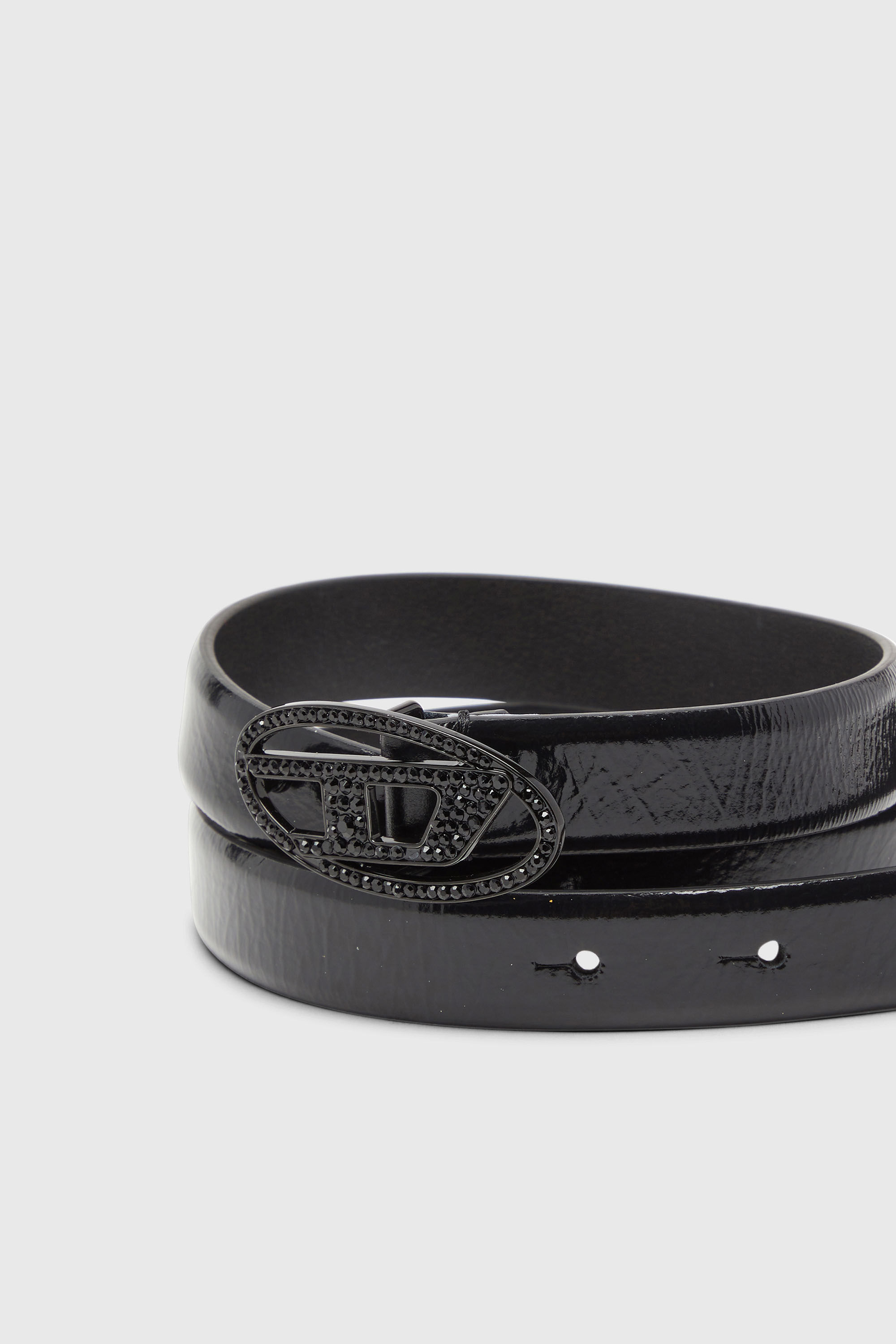 Diesel - B-1DR STRASS 20, Female's レザーベルト in ブラック - 3