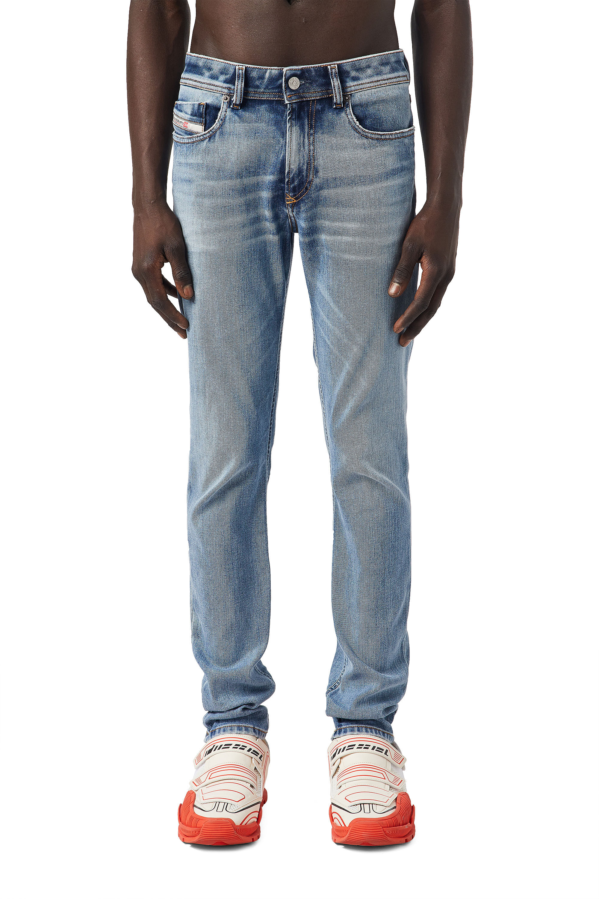 Diesel - 1979 Sleenker 09B66 Skinny Jeans, ライトブルー - Image 3
