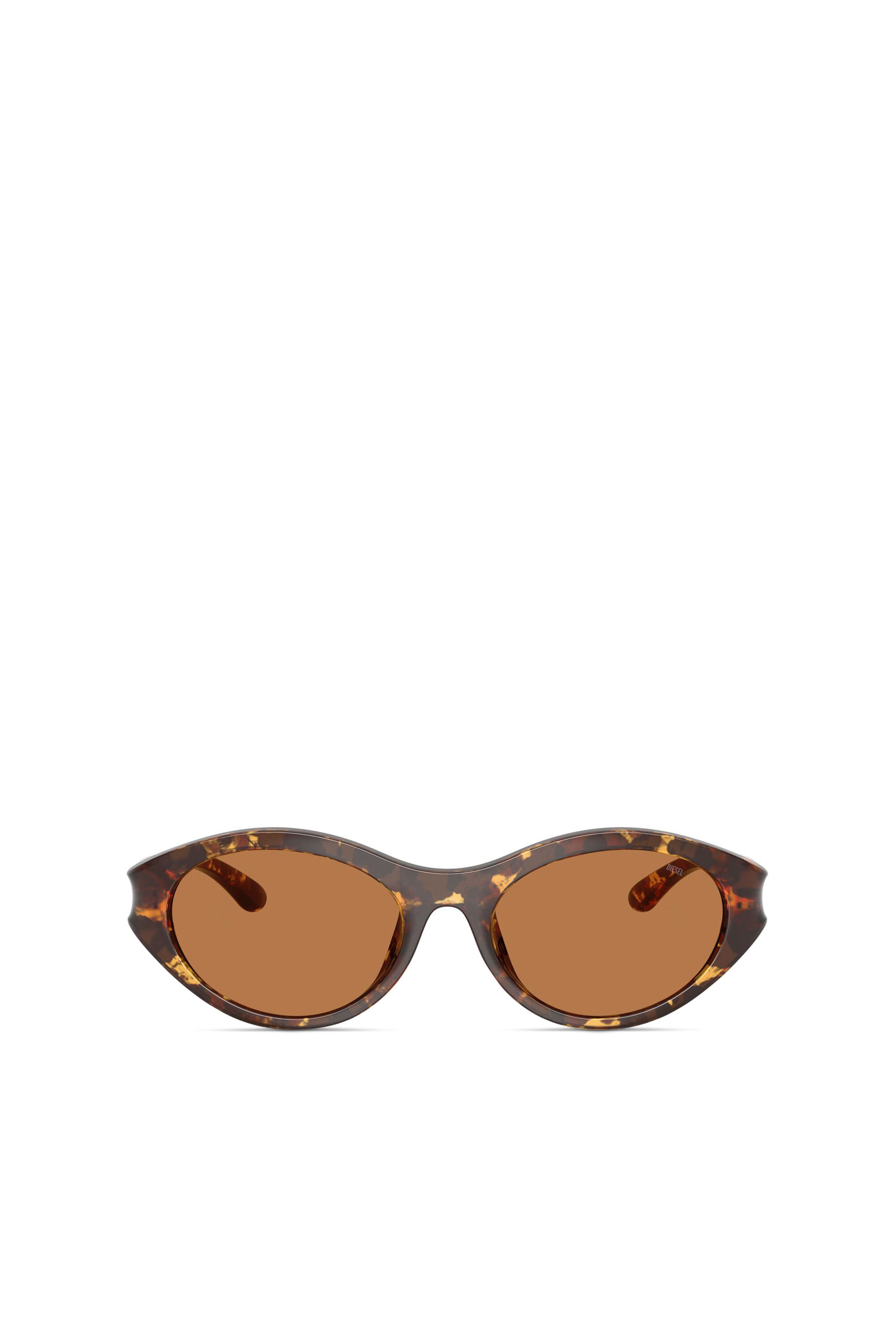 Diesel - 0DL3005U, Unisex's Oval sunglasses in ブラウン - 1