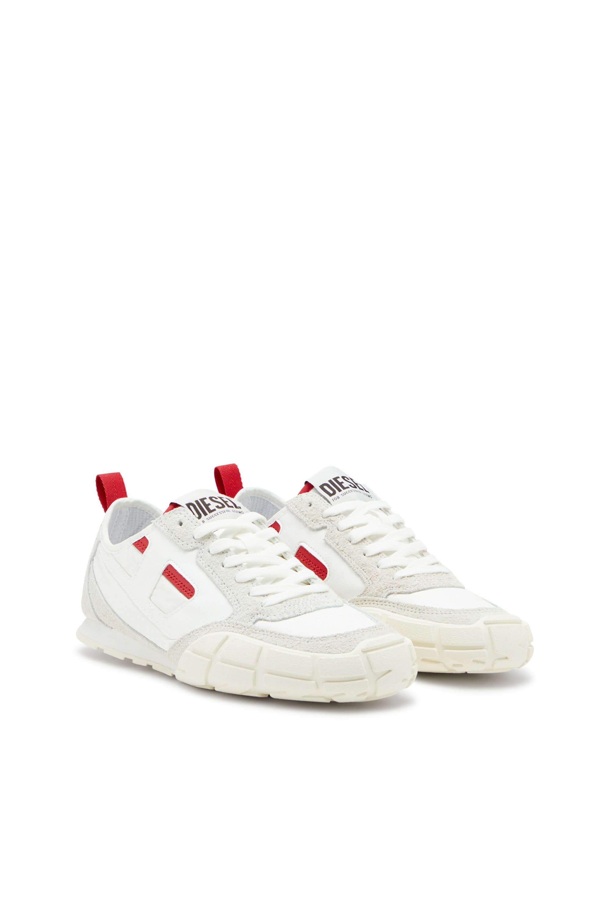 Diesel - S-PAGODHA LOW W, Female's Sneakers in leather, suede and ripstop in null - 2
