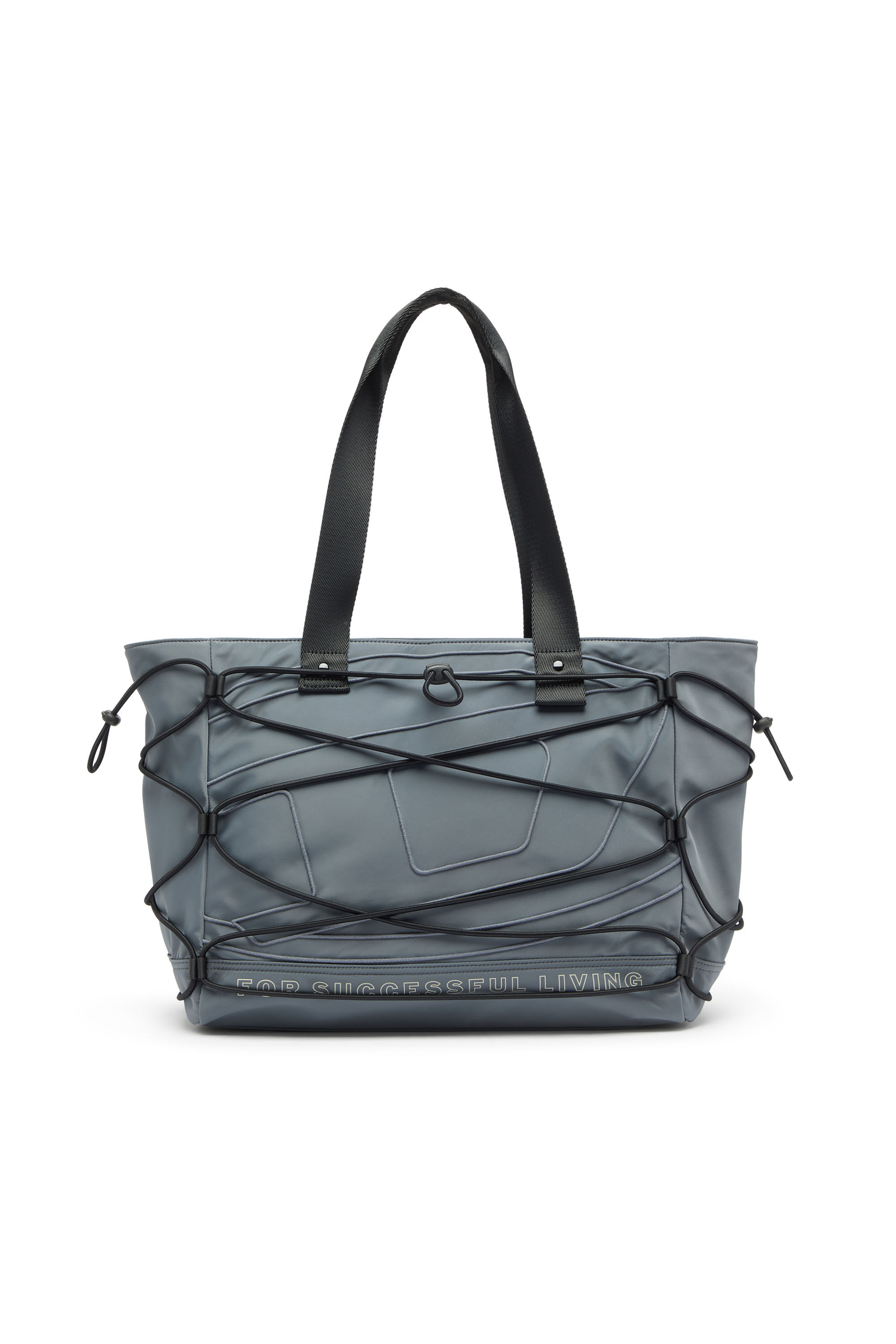 Diesel - TECH-D TOTE M X, Unisex's トートバッグ in グレー - 1