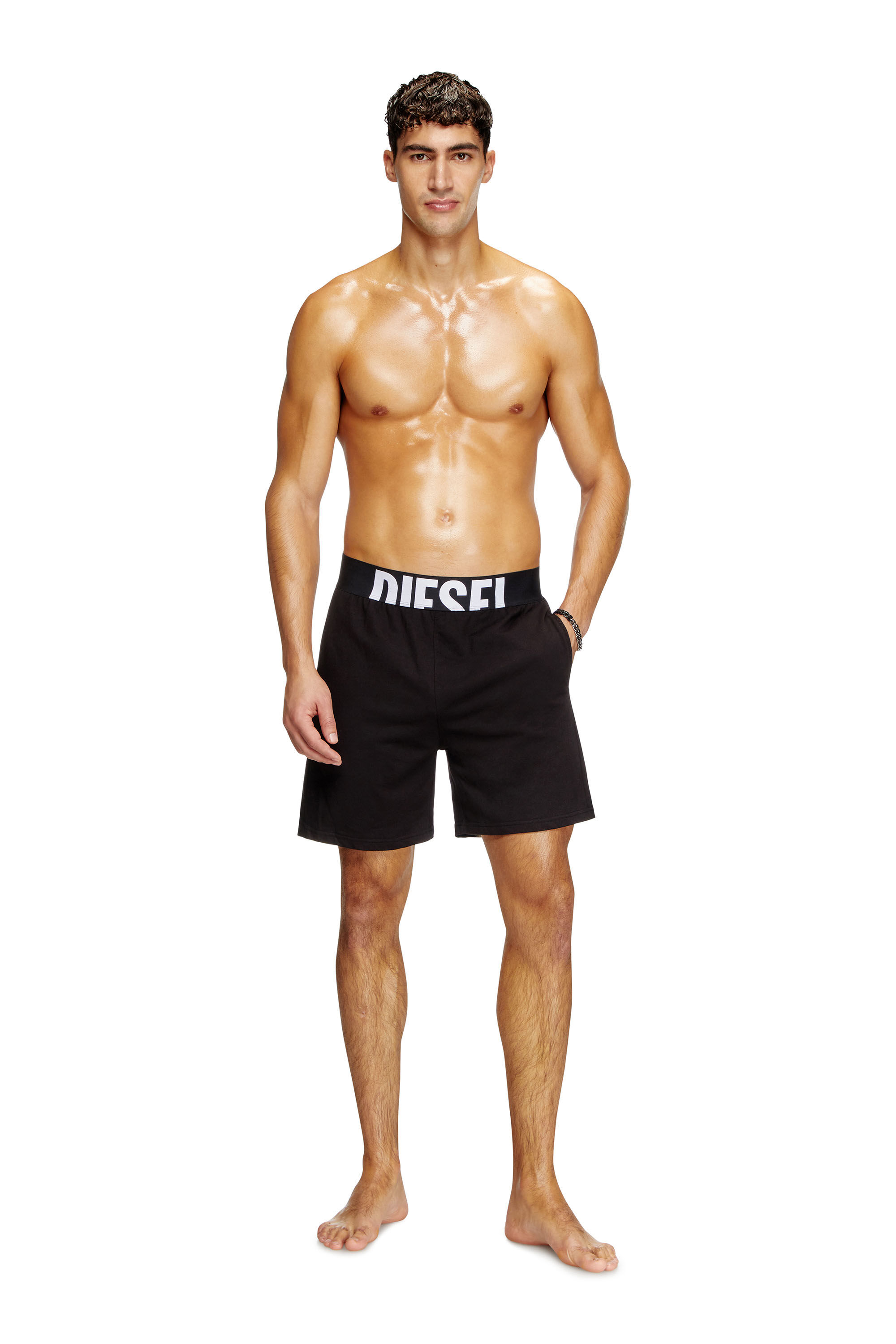Diesel - DYLAN-D-POP, Male's Pyjama shorts in ブラック - 2