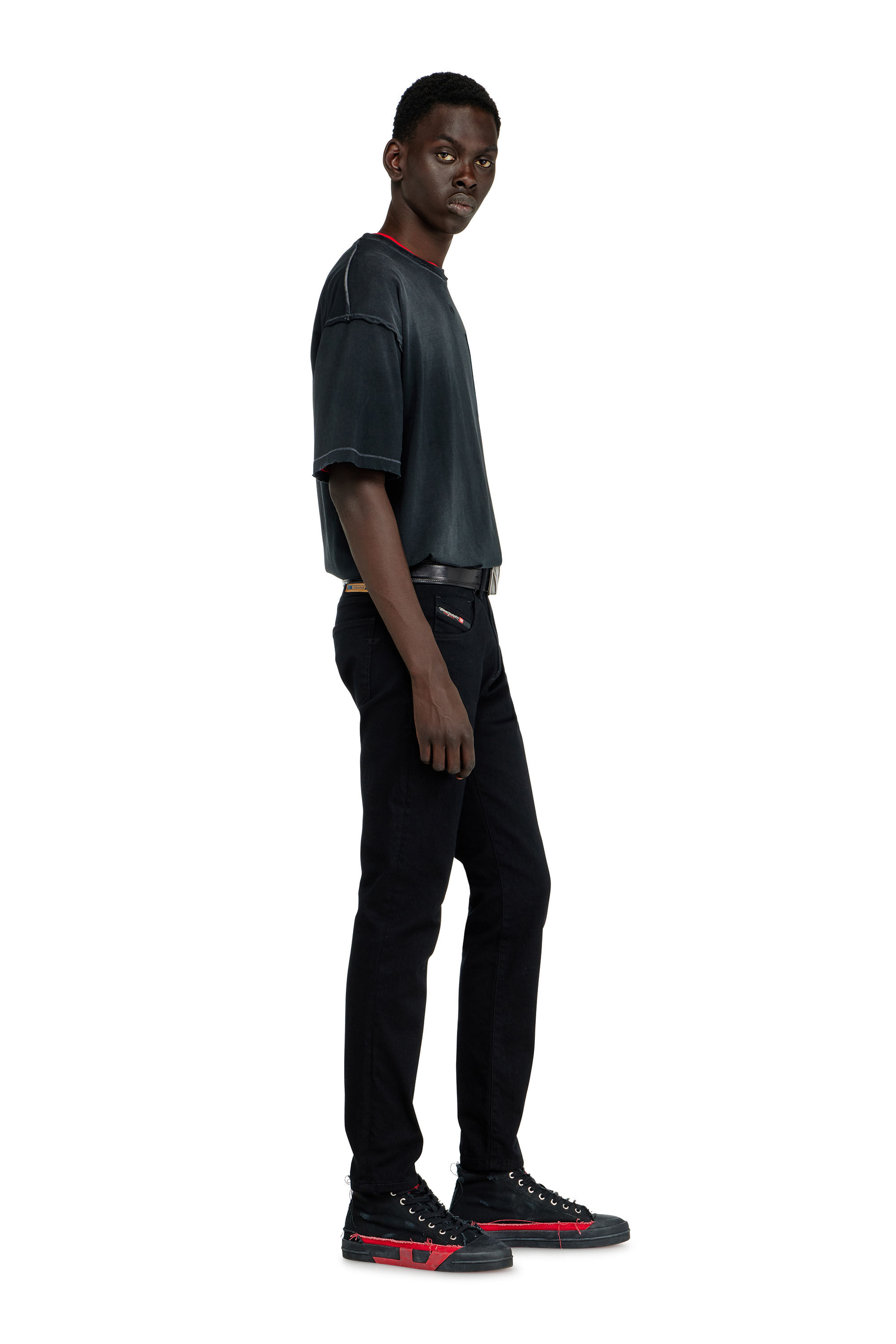 Diesel - Male's Slim Jeans 2019 D-Strukt 069YP, ブラック/ダークグレー - 2