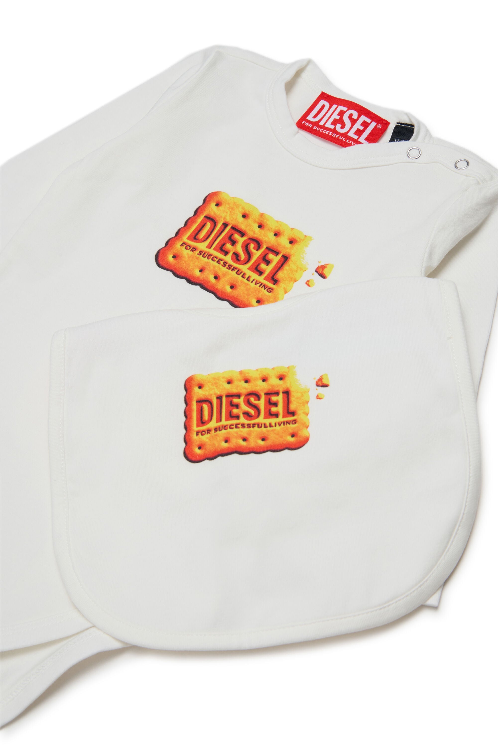 Diesel - UPPYBOX-NB, Unisex's ベビー2点セット in ホワイト - 3