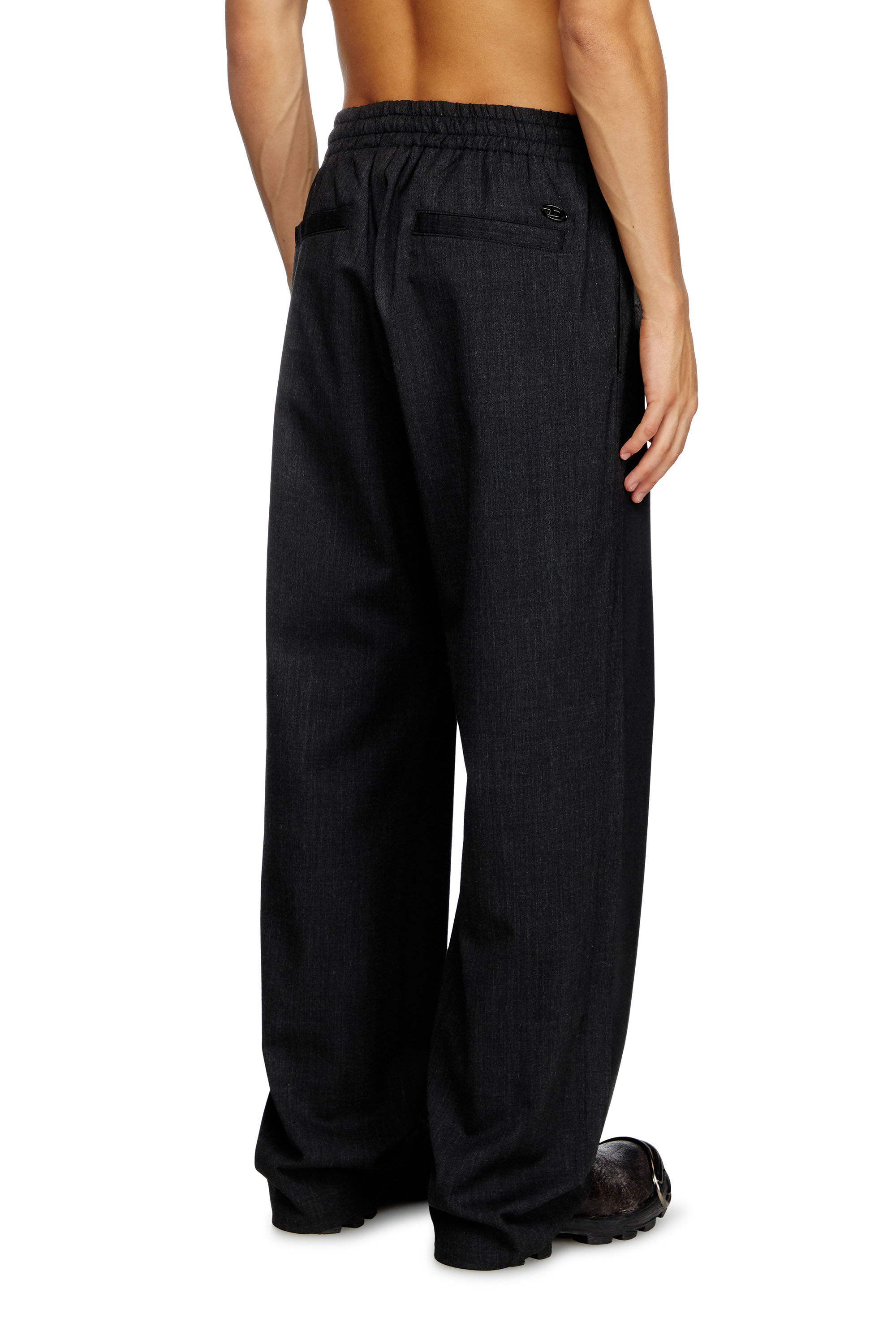 Diesel - P-CLAYS, Male's Wool-blend pants in ブラック - 2
