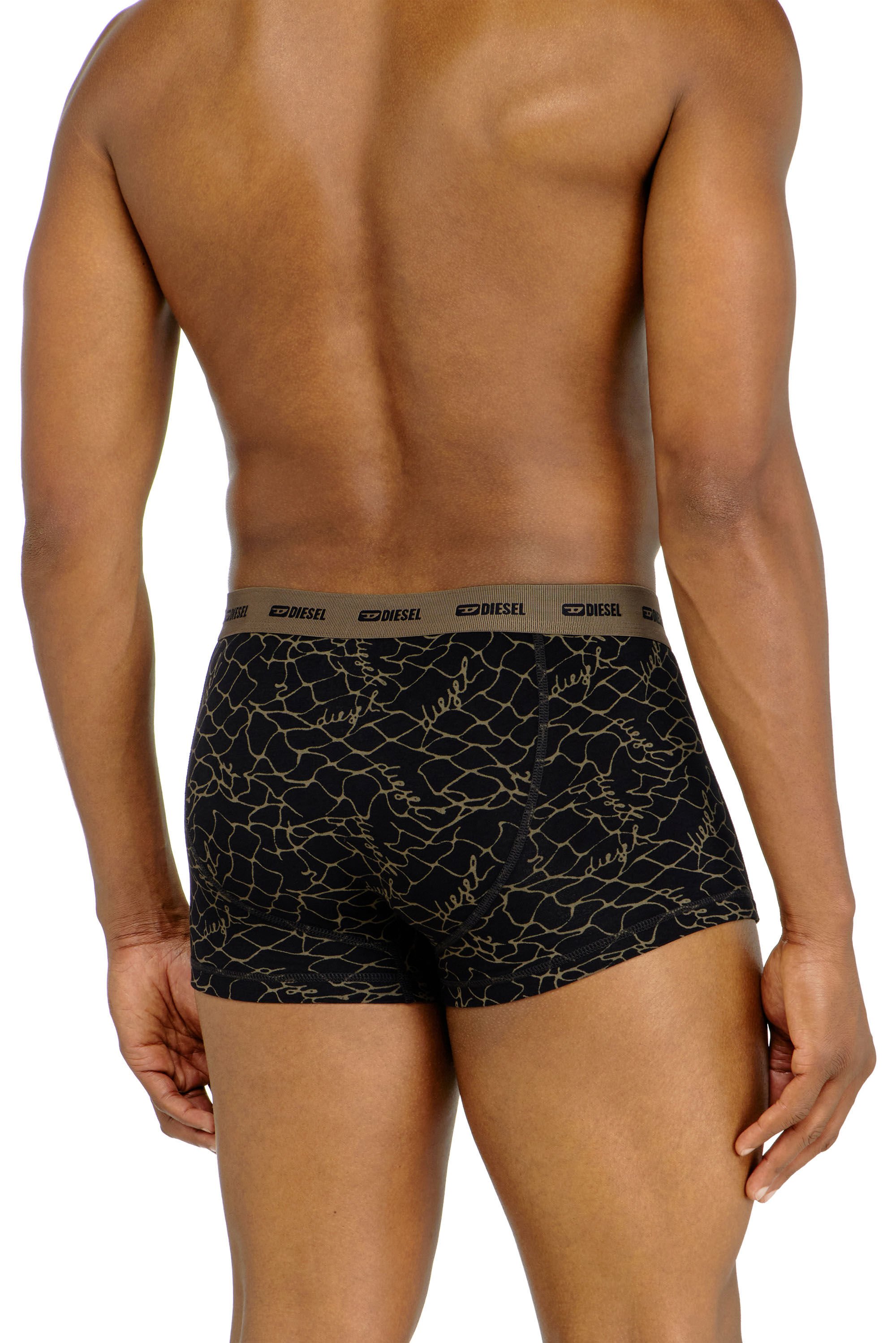 Diesel - DAMIEN-UTLT-3PACK, Male's ボクサーパンツ 3枚パック in ブラック/ベージュ - 3